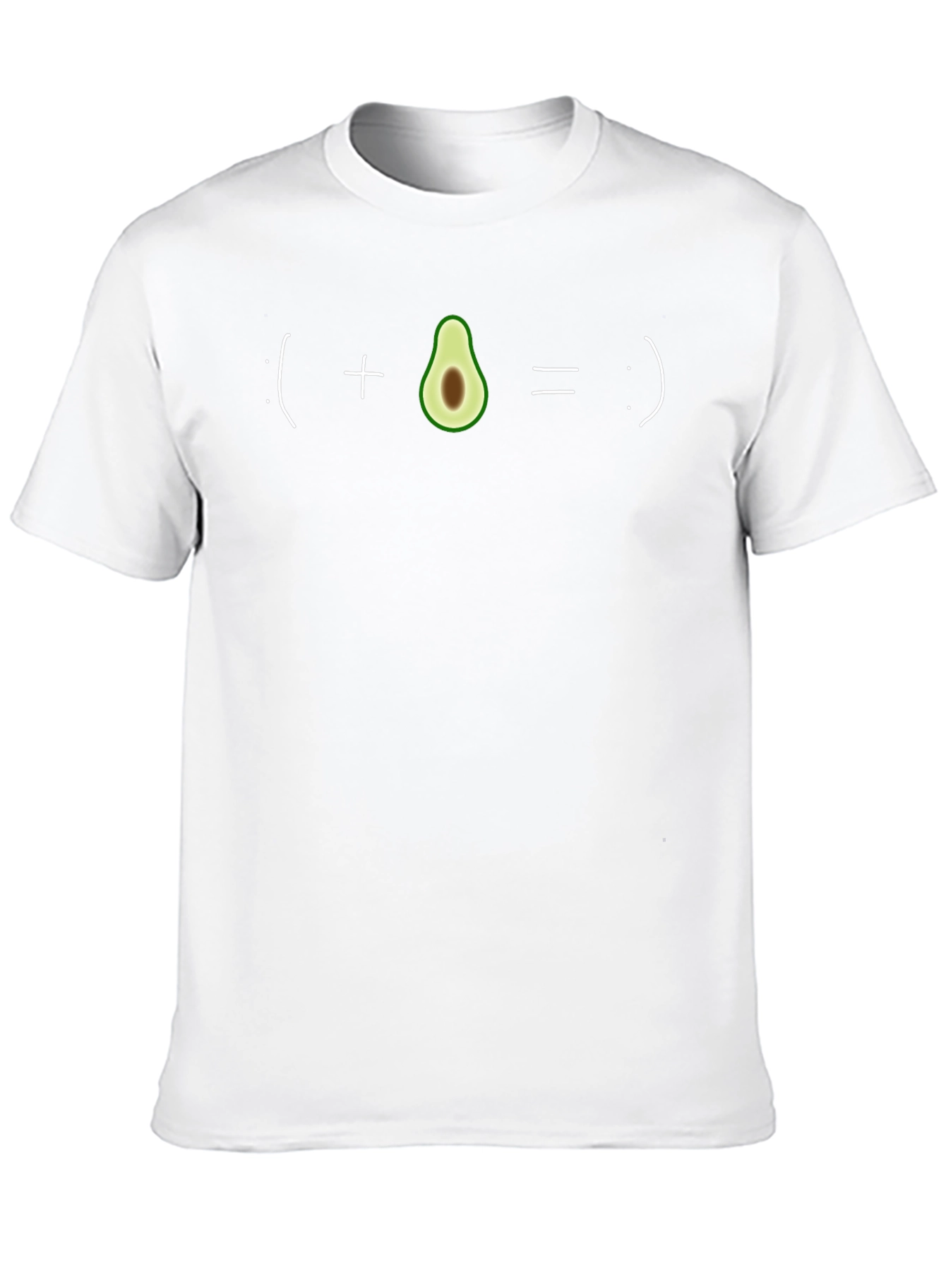 Black Avocado Happiness Equation Graphic Tee - Unisex view 10