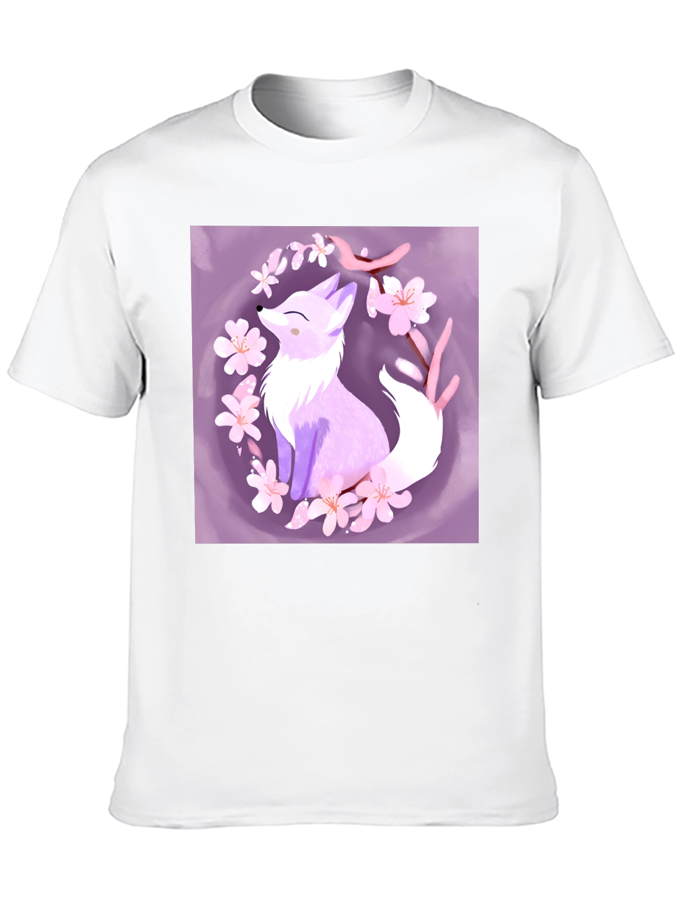 Black Fox Blossom Graphic Tee - Stylish & Unique view 10