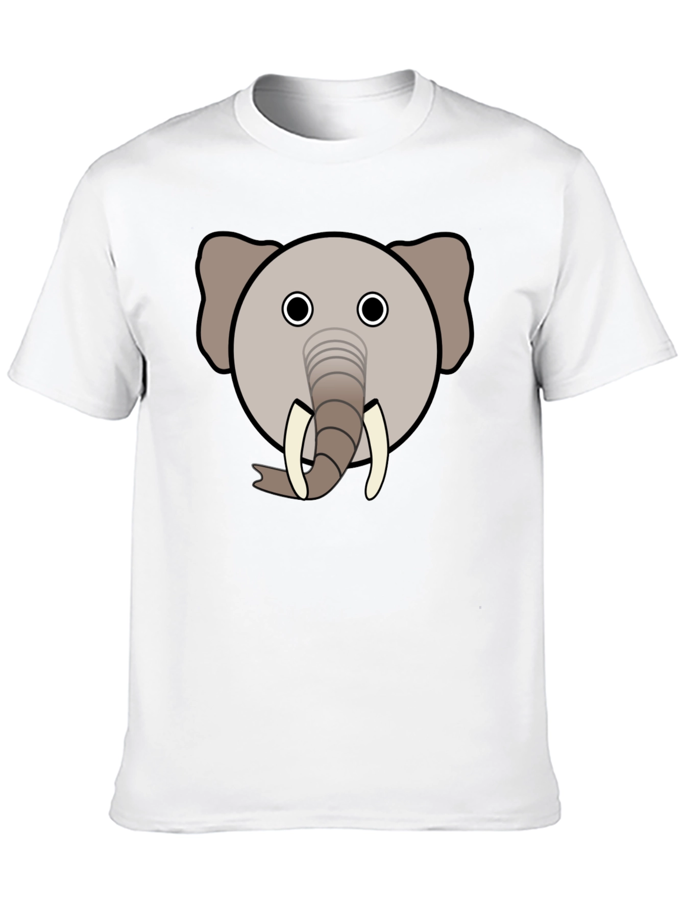 Black Elephant Graphic Tee - Black Short Sleeve Shirt view 10