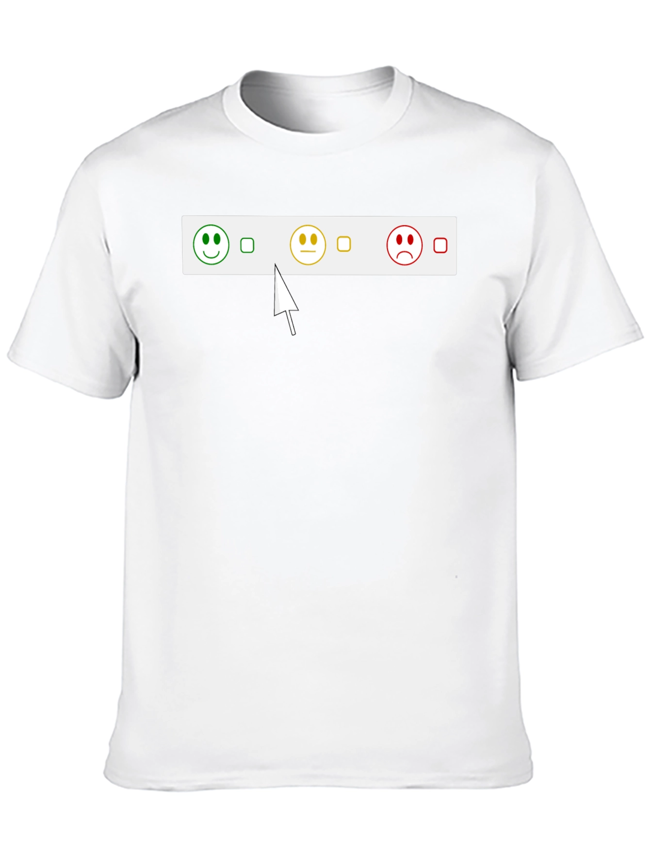 Black Mood Meter T-Shirt view 10