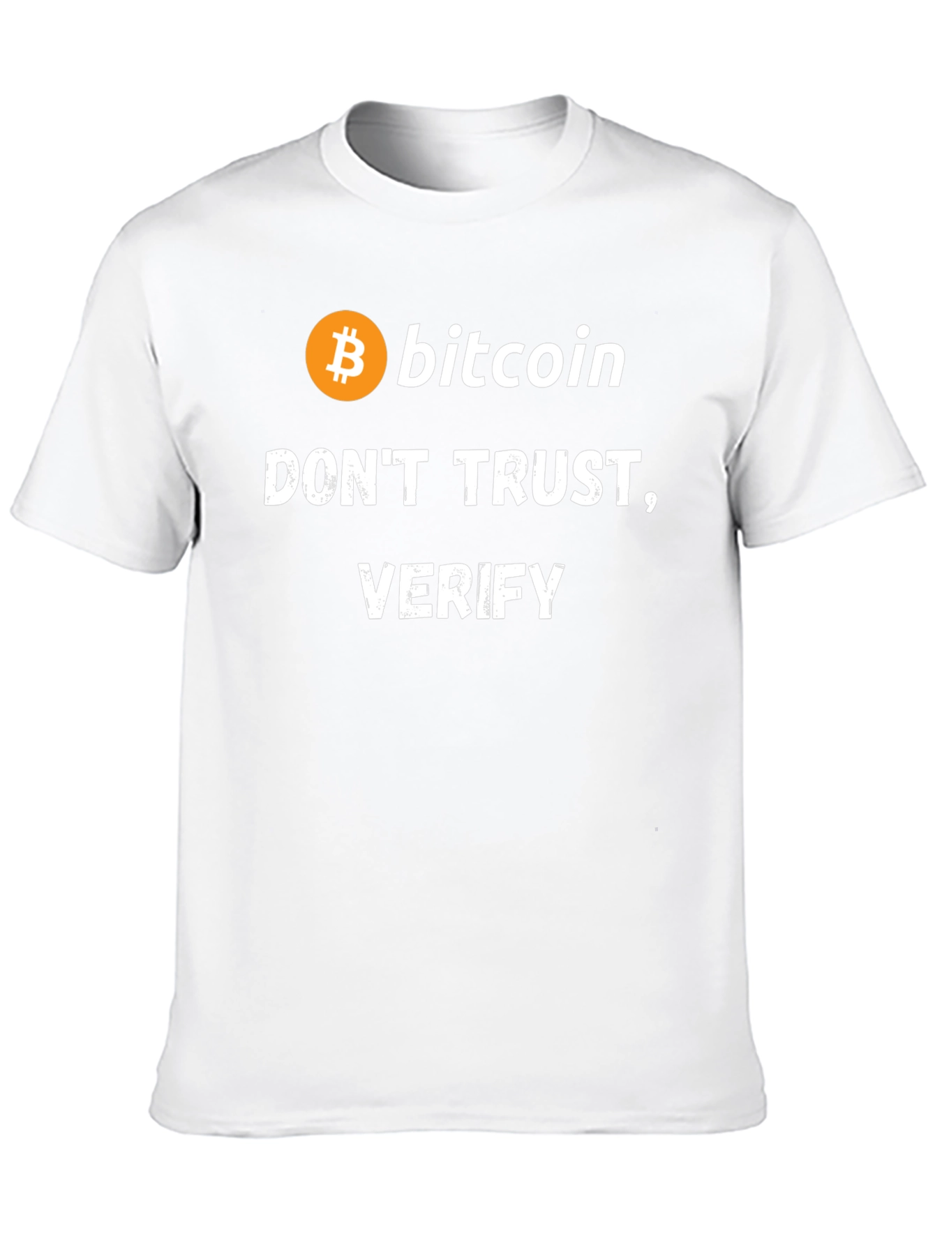 Black Bitcoin Don't Trust Verify Black T-Shirt view 10