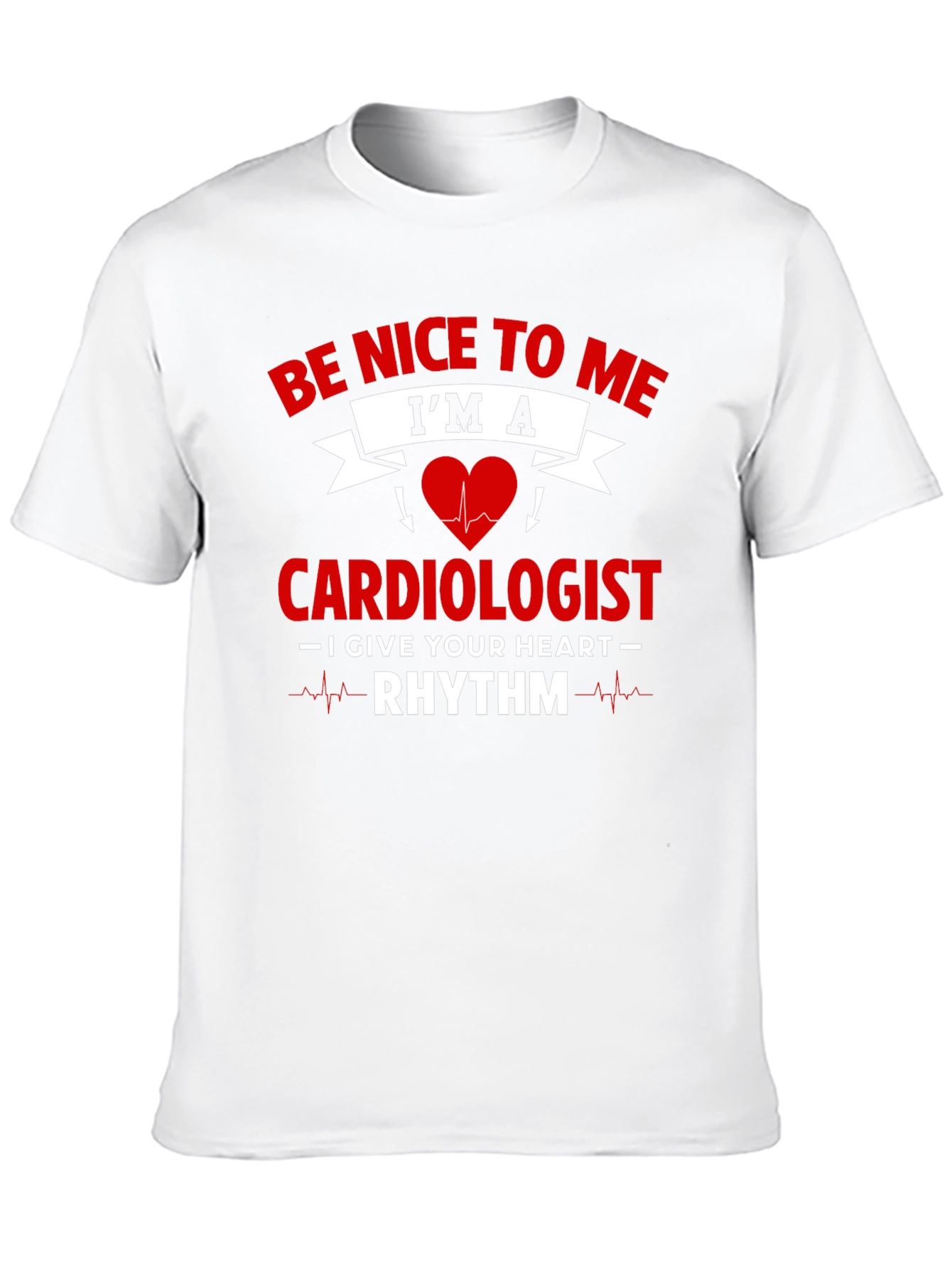 Cardiologist Rhythm Heartbeat Graphic T-Shirt - 10