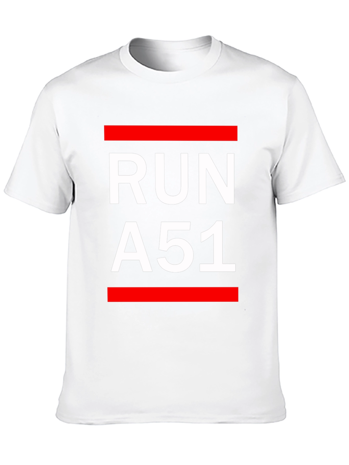 Black Run A51 Graphic T-Shirt - Black view 10