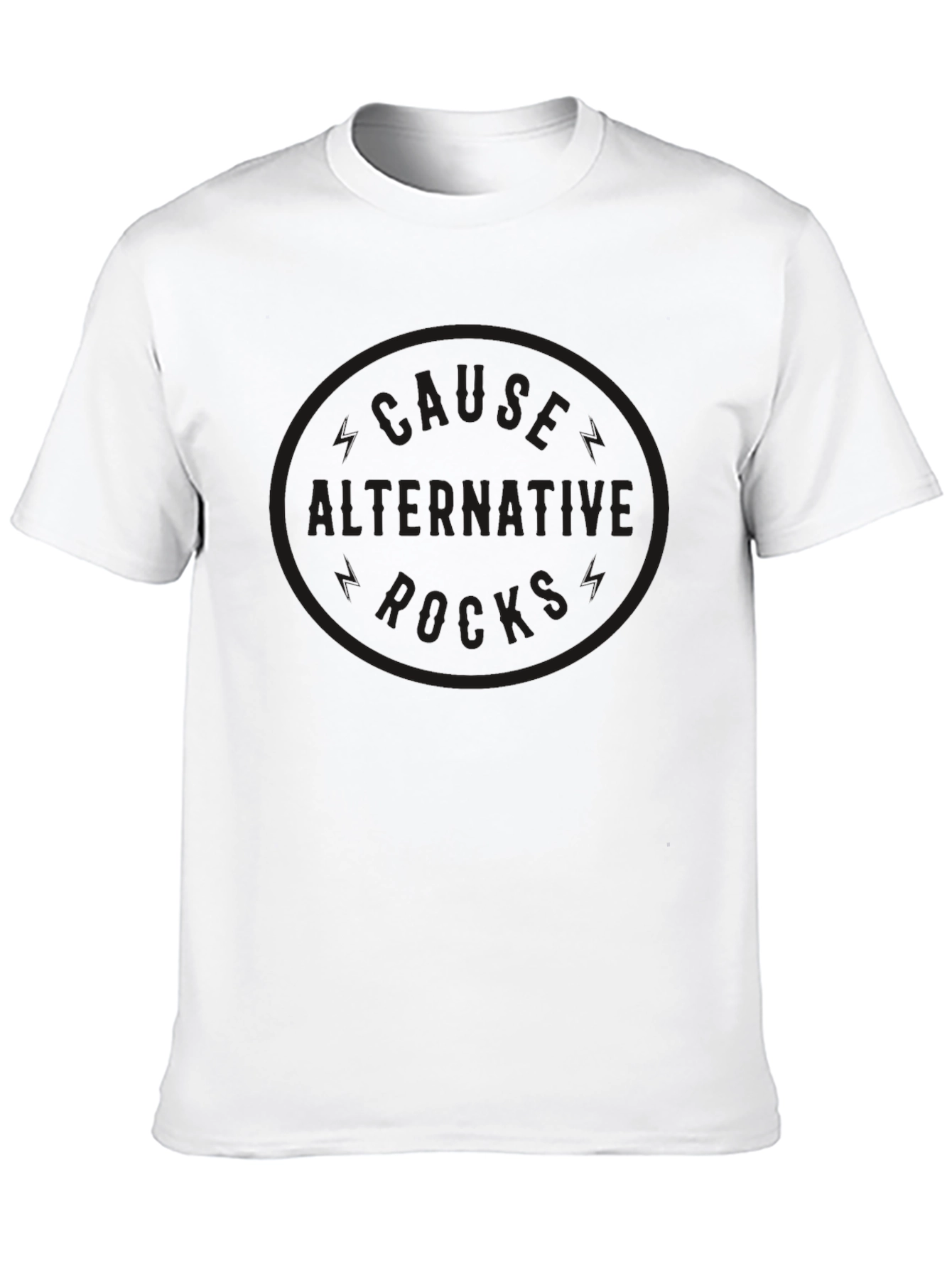 Black Cause Alternative Rocks Black T-Shirt view 10
