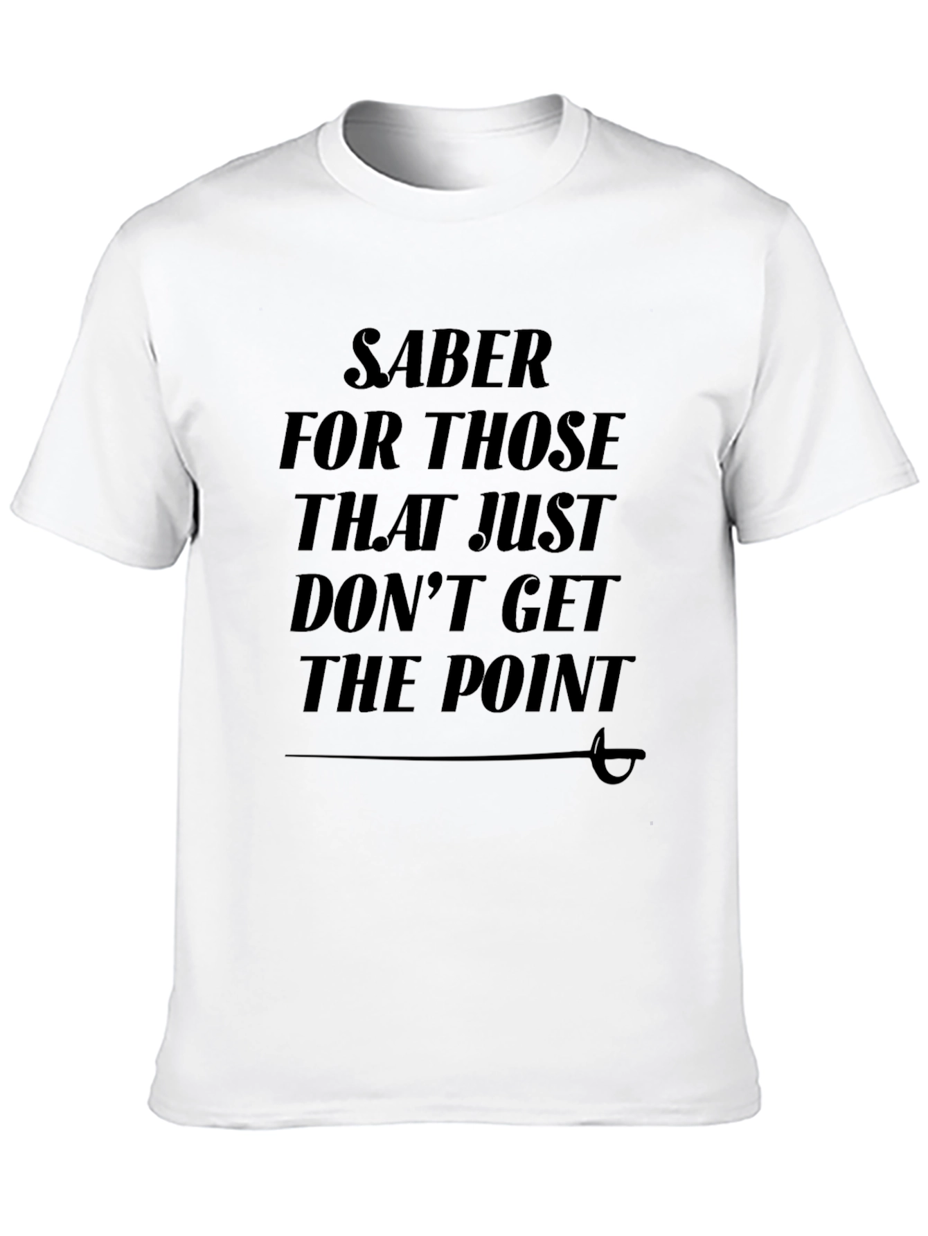 Black Saber The Point Graphic T-Shirt view 10