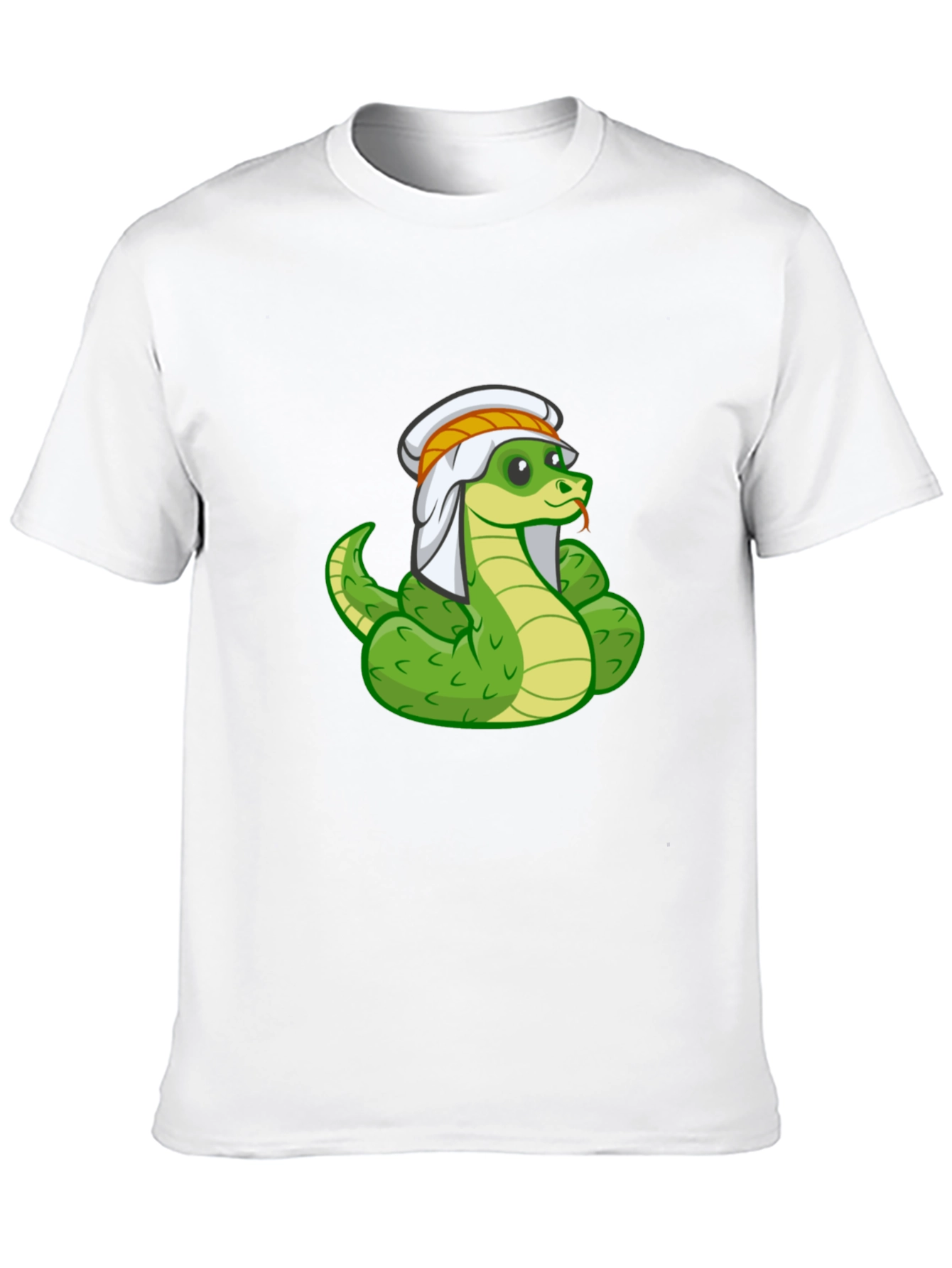Black Snake Charmer T-Shirt - Funny Cartoon Snake Tee view 10