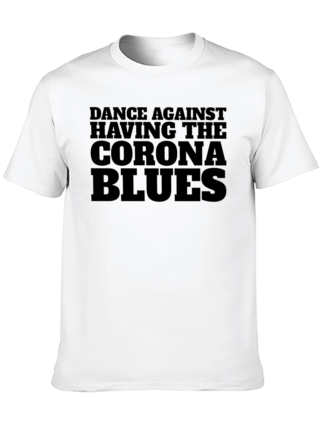 Black Dance Against Corona Blues T-Shirt - Black view 10