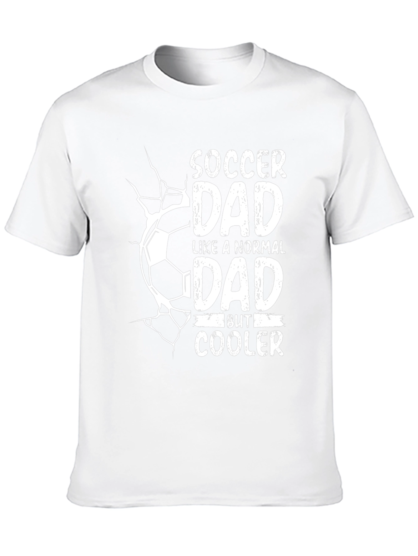Black Soccer Dad Cooler Black T-Shirt view 10
