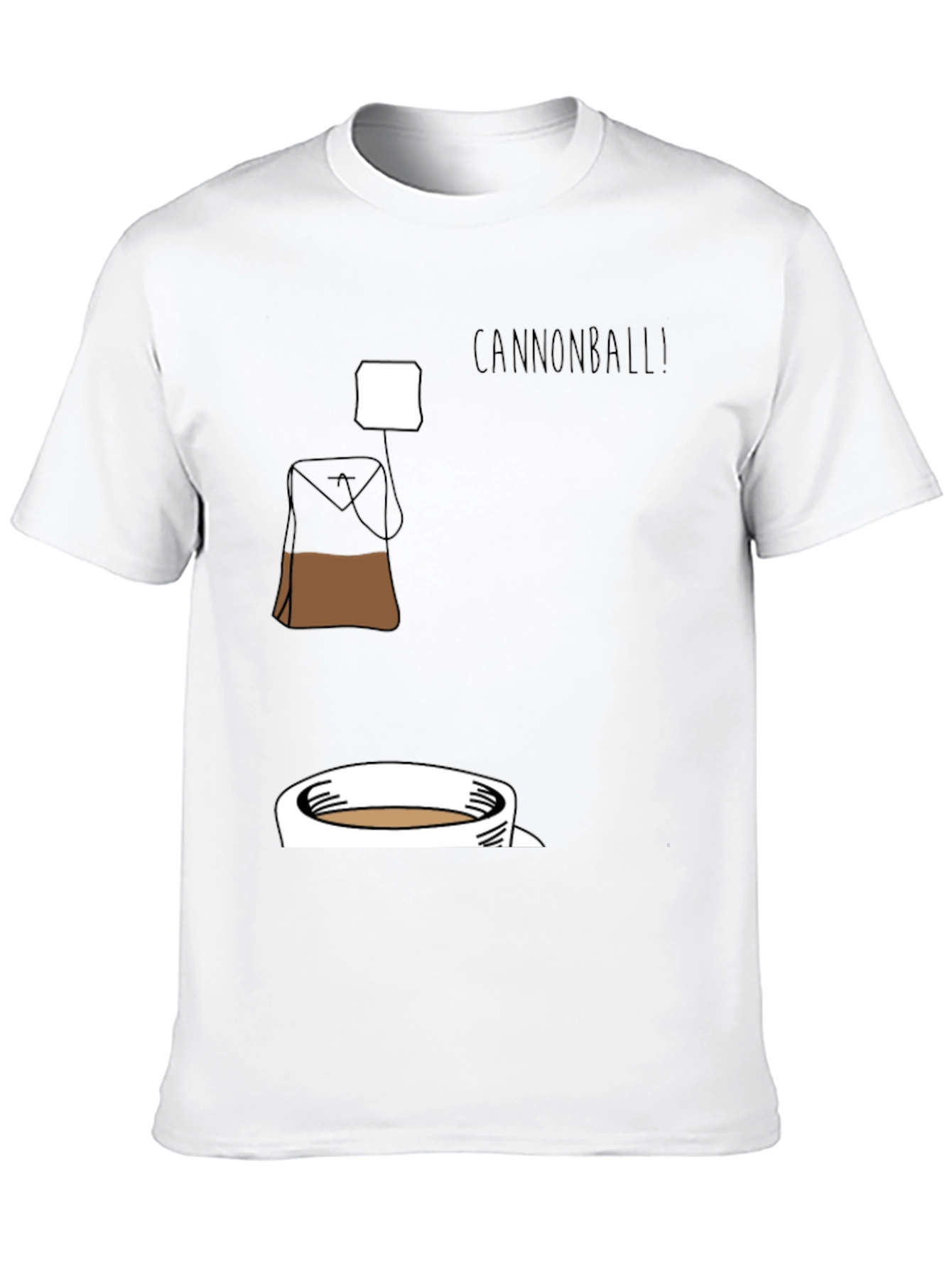 Black Cannonball Tea T-Shirt - Brewtiful Design! view 10