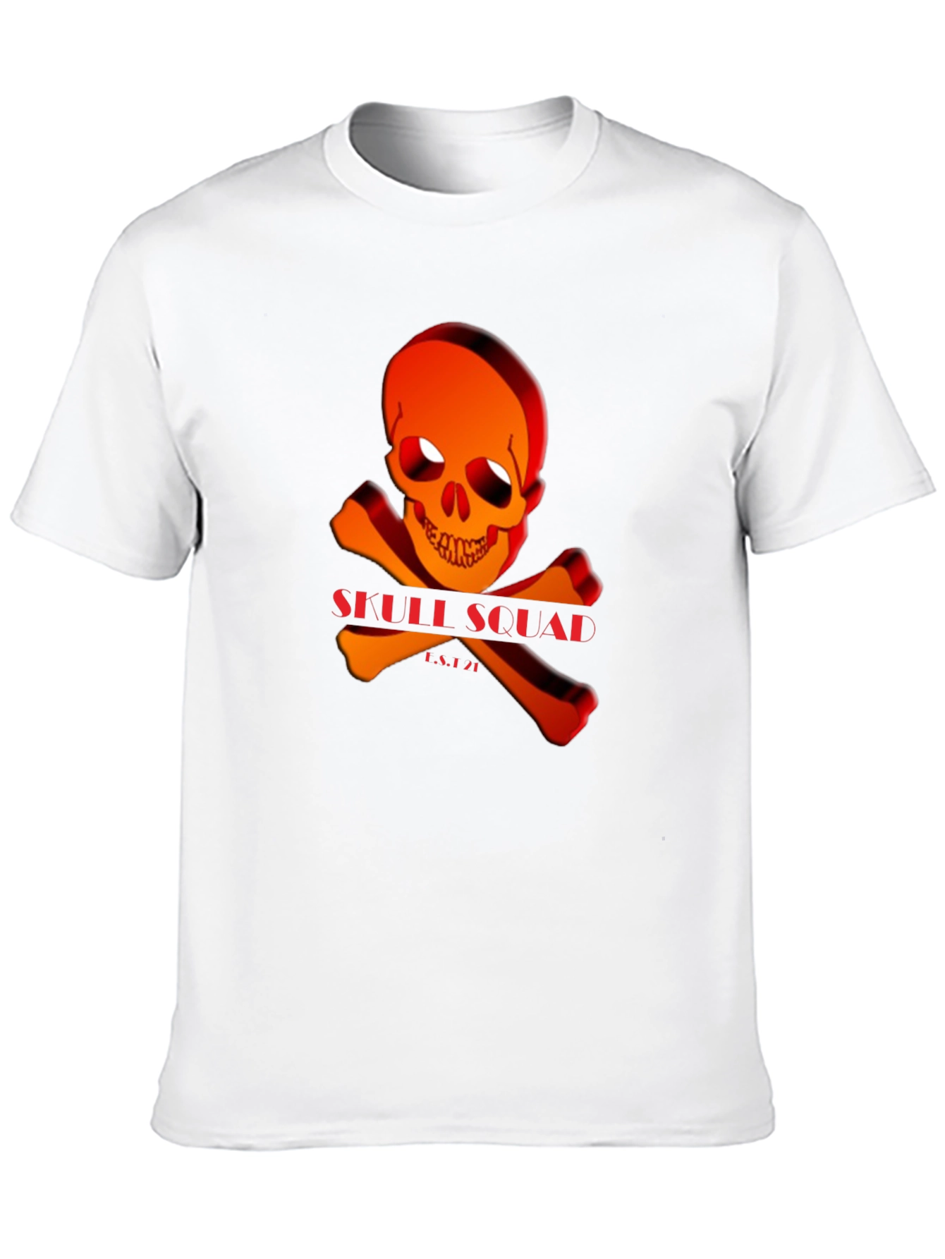 Black Skull Squad Graphic T-Shirt view 10