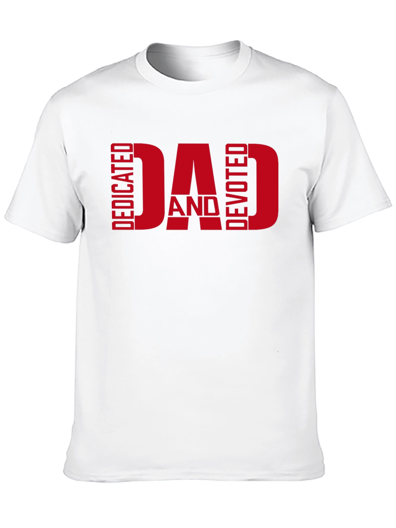 Black Dedicated and Devoted Dad T-Shirt view 10