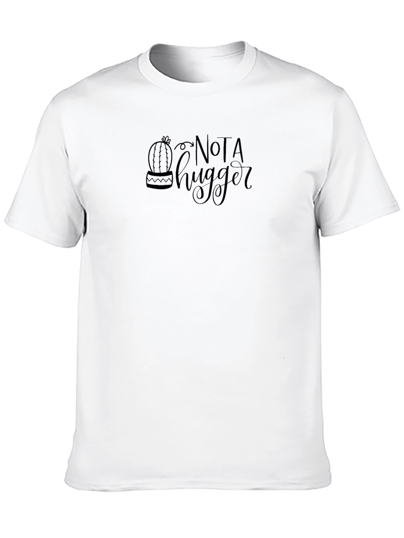 Black Not A Hugger Black Tee view 10