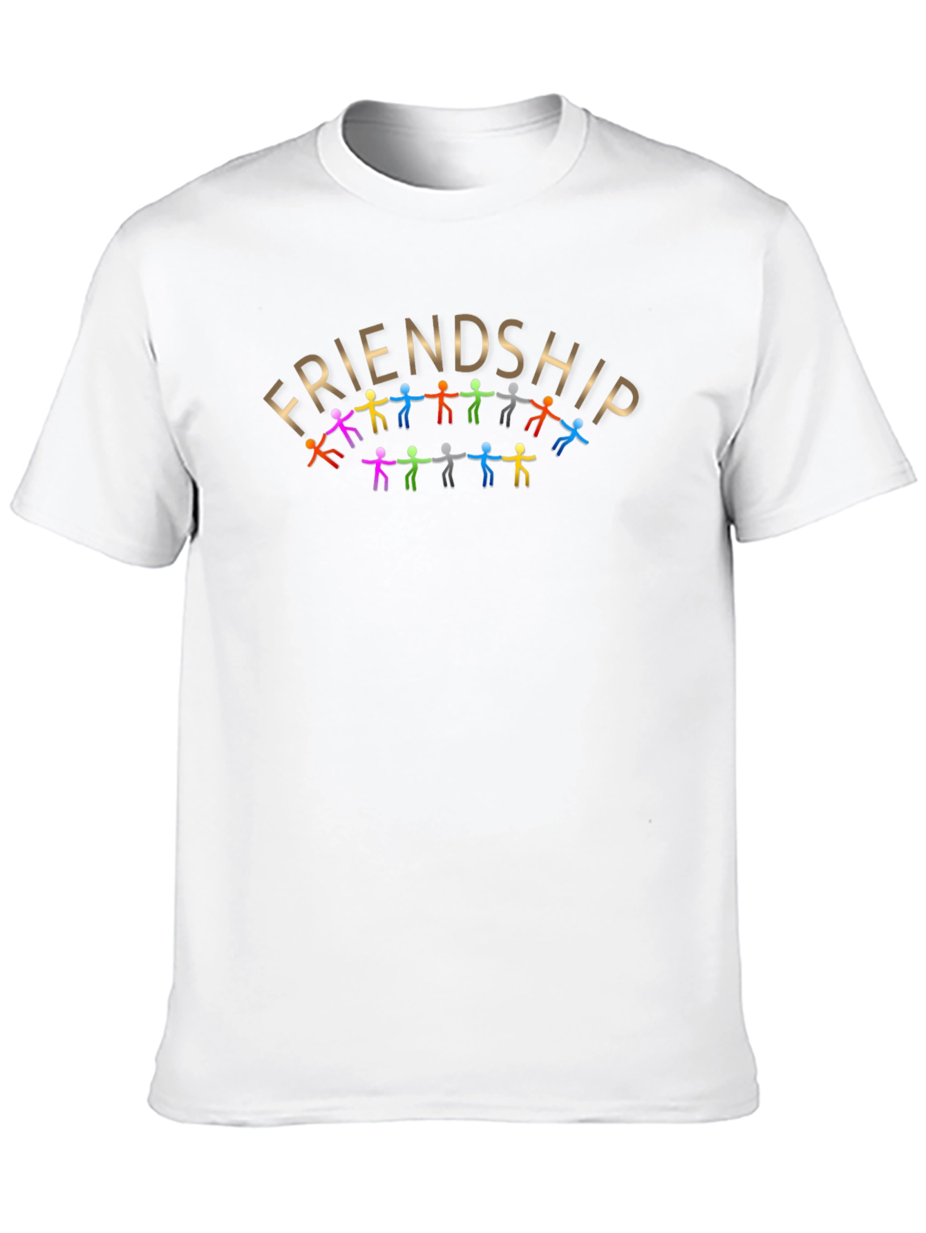 Black Friendship Graphic Tee - Black view 10