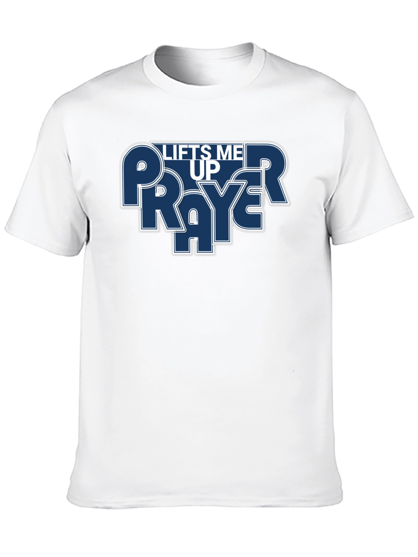 Black Prayer Lifts Me Up Graphic T-Shirt - Black view 10