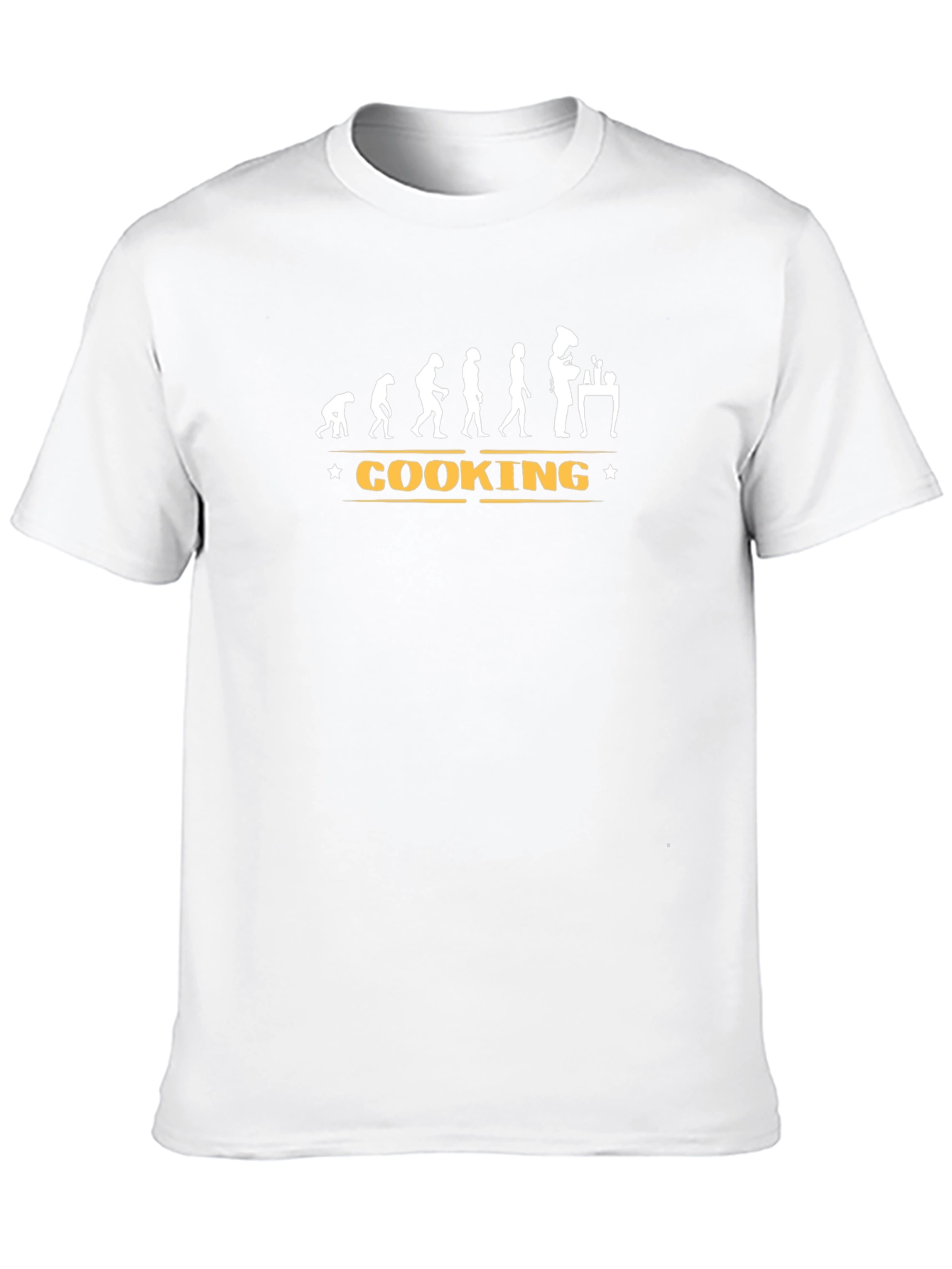 Black Cooking Evolution T-Shirt - Funny Chef Tee view 10