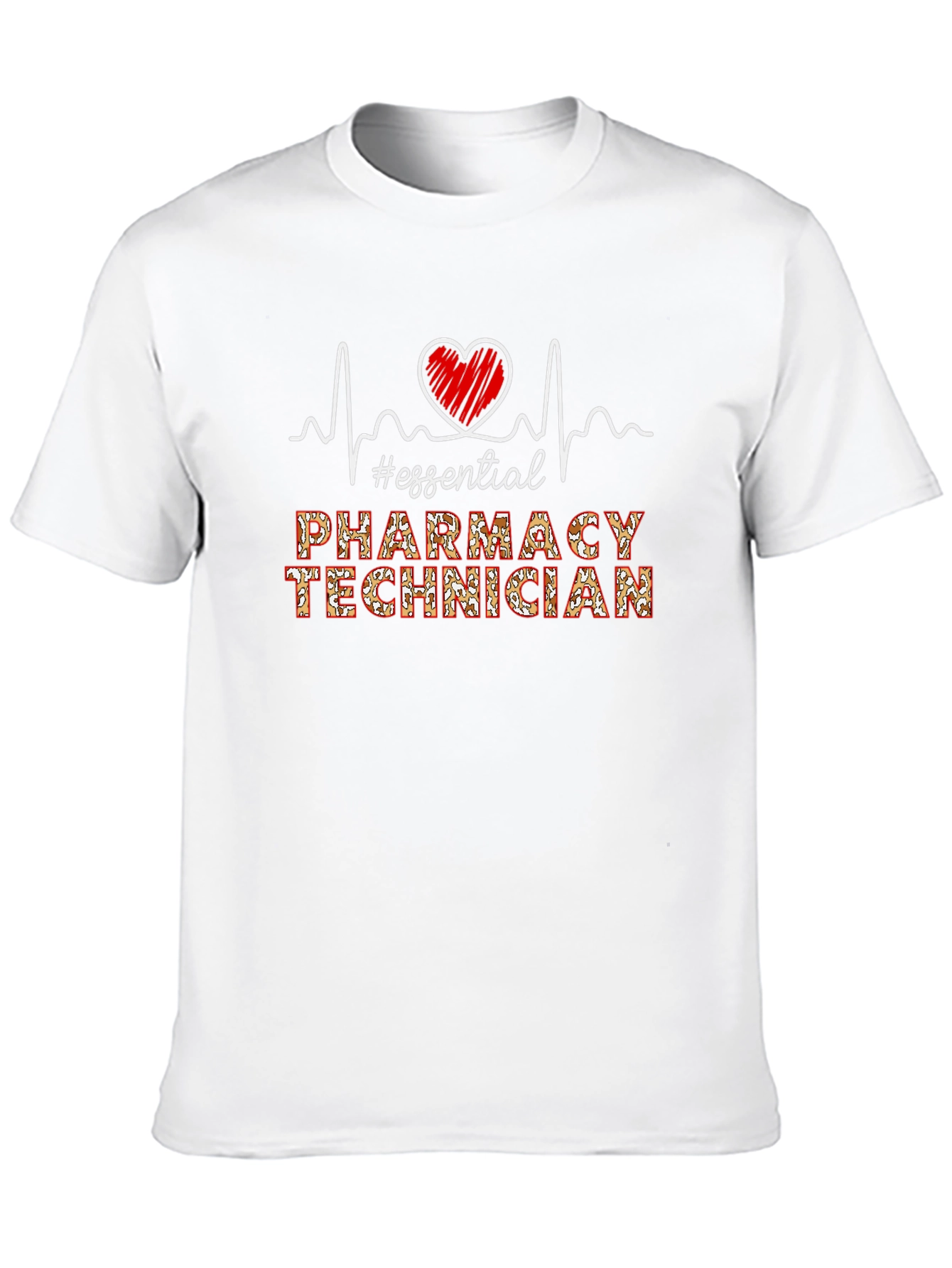 Black Essential Pharmacy Technician T-Shirt view 10