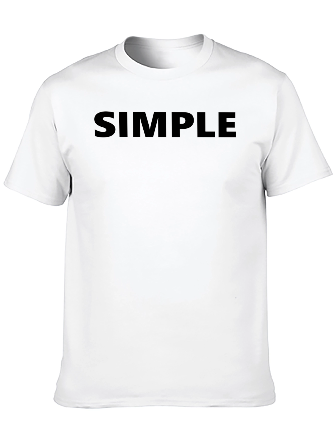 Black Simple Statement T-Shirt - Black view 10