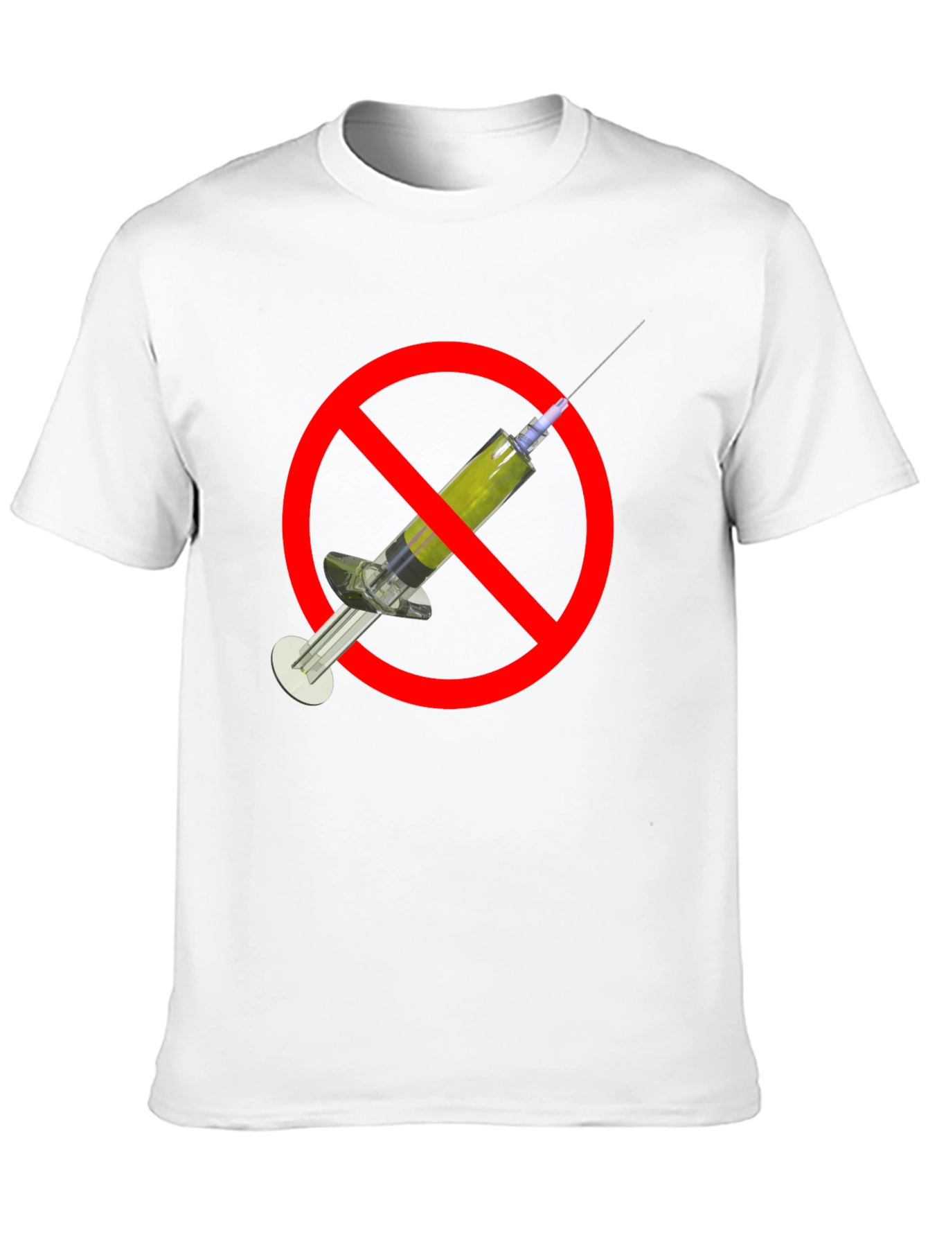 Black Anti-Vaccine T-Shirt - No Jab Zone - Black view 10