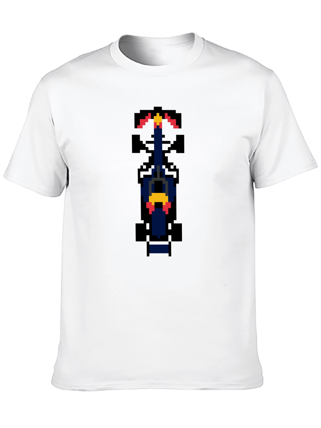 Black Retro Pixel Racer T-Shirt - Black view 10