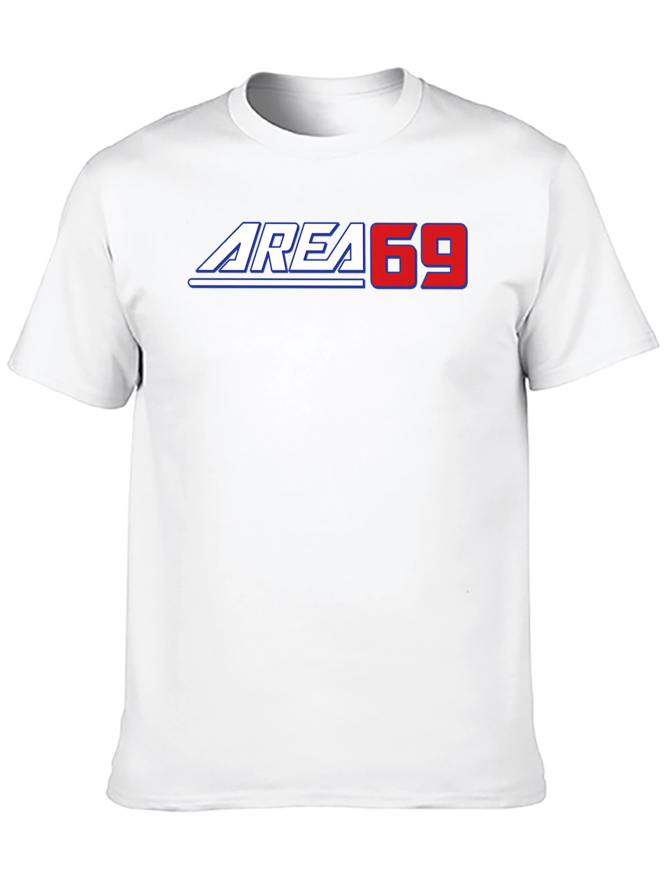 Black Area 69 T-Shirt - Humorous Graphic Tee view 10