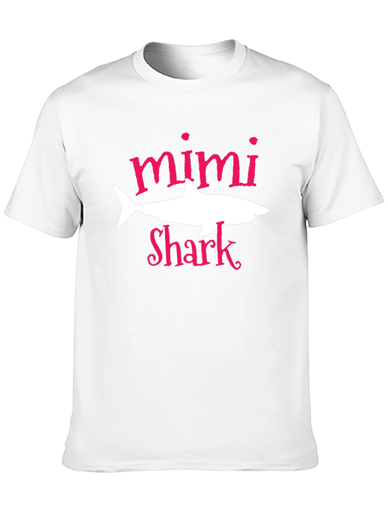 Black Mimi Shark Graphic Tee - Black Cotton T-Shirt view 10