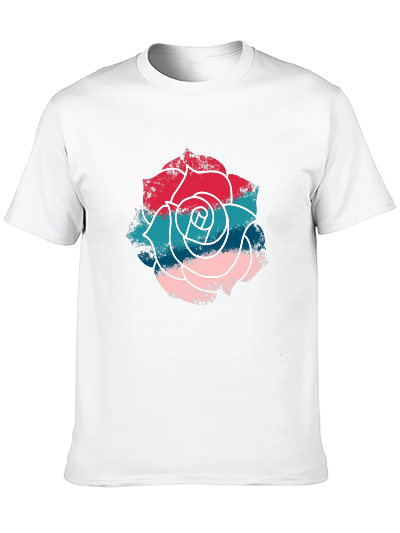 Black Rose Graphic T-Shirt - Stylish Men's Casual Tee view 10