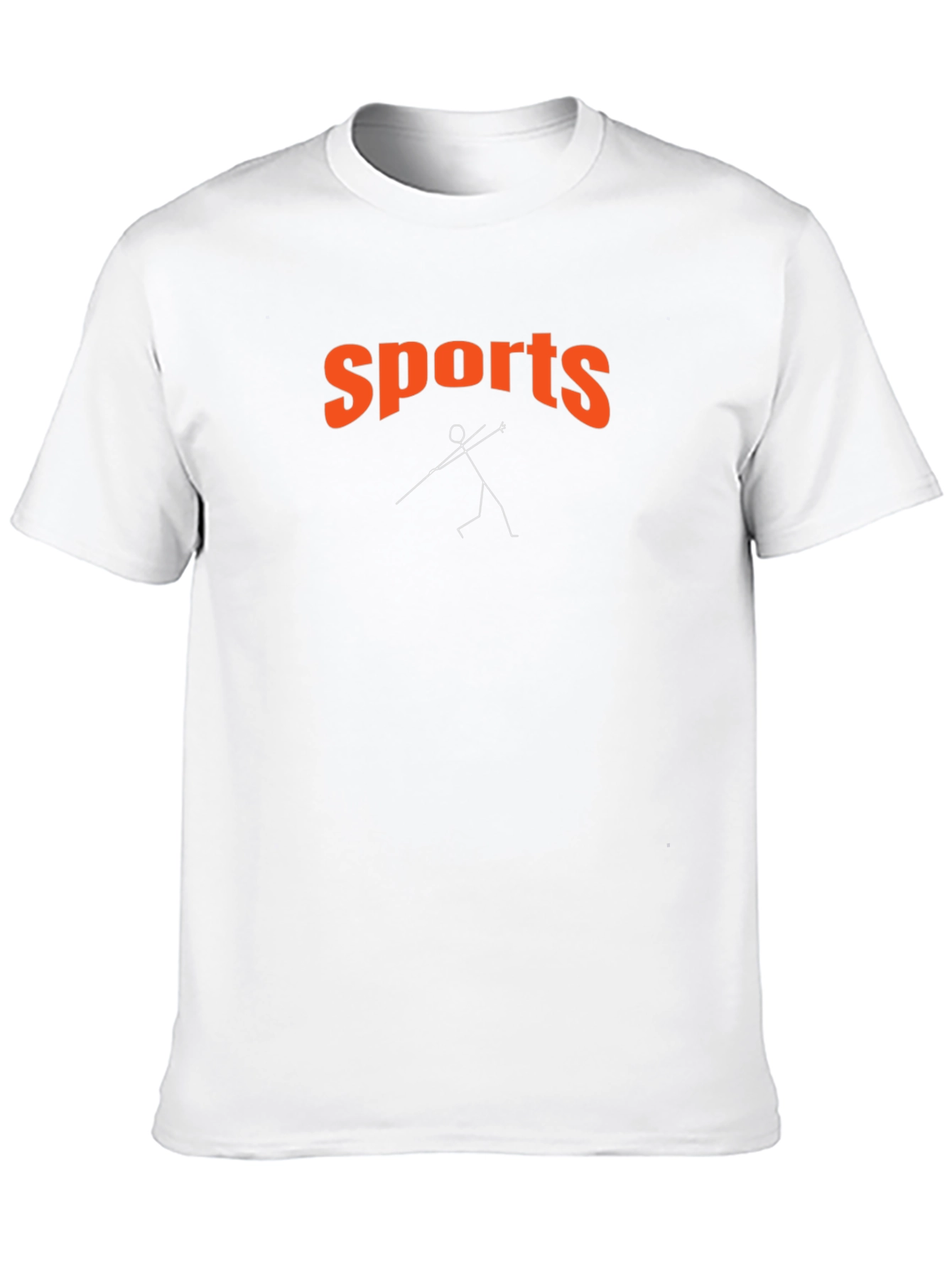 Black Sports Stick Figure Black T-Shirt view 10