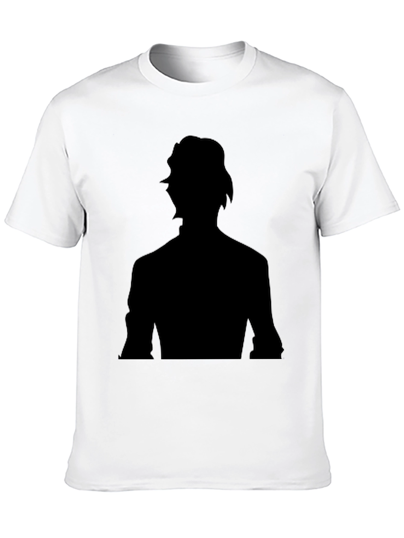 Black Silhouette Graphic Tee - Black Casual Style view 10