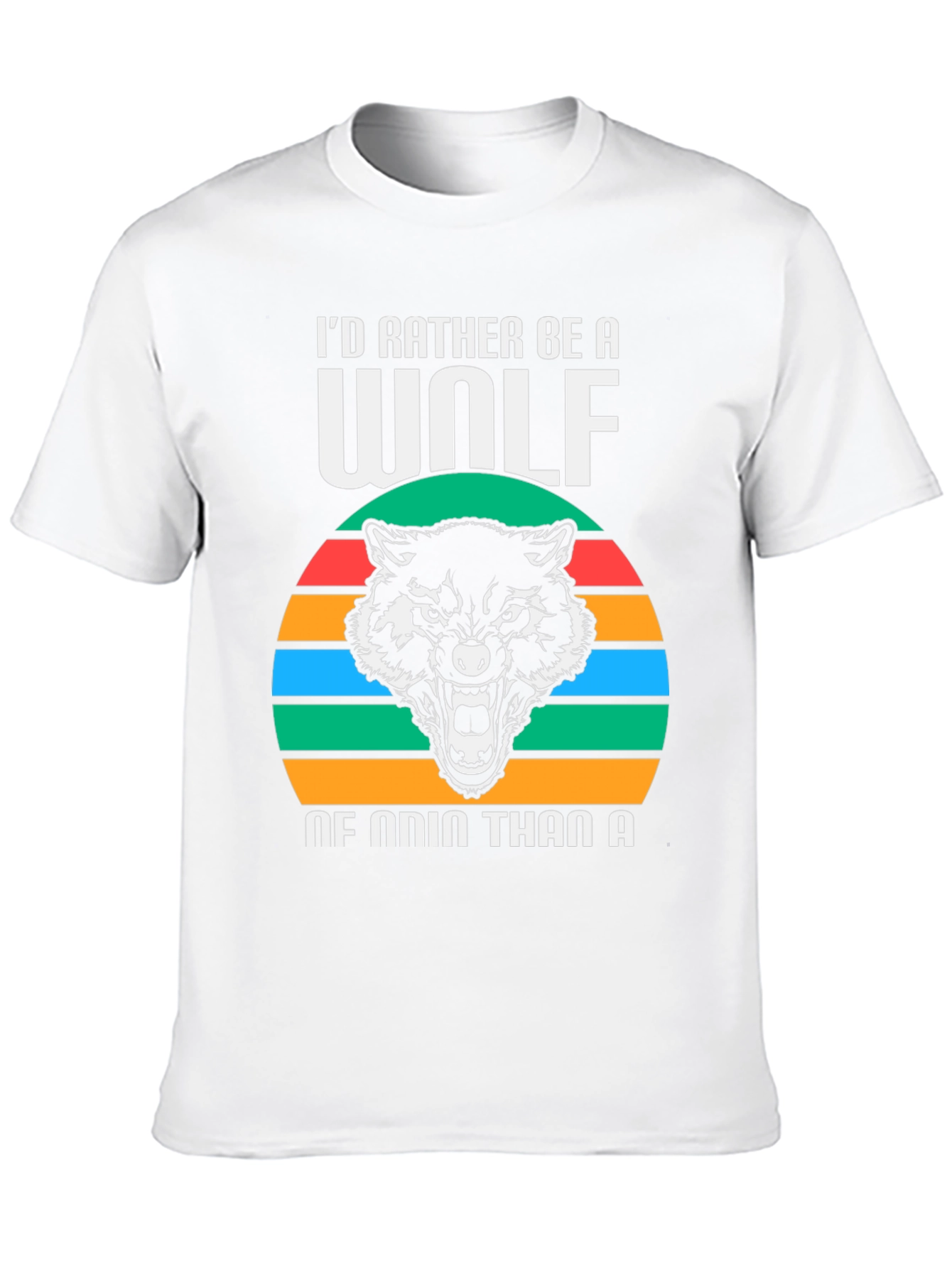 Black Wolf of Odin Graphic Tee view 10