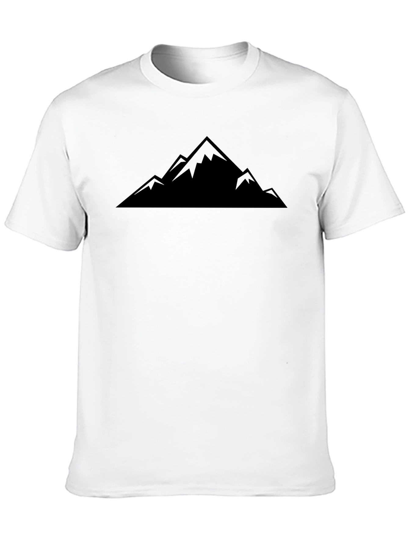 Black Black Mountain Silhouette Graphic Tee view 10