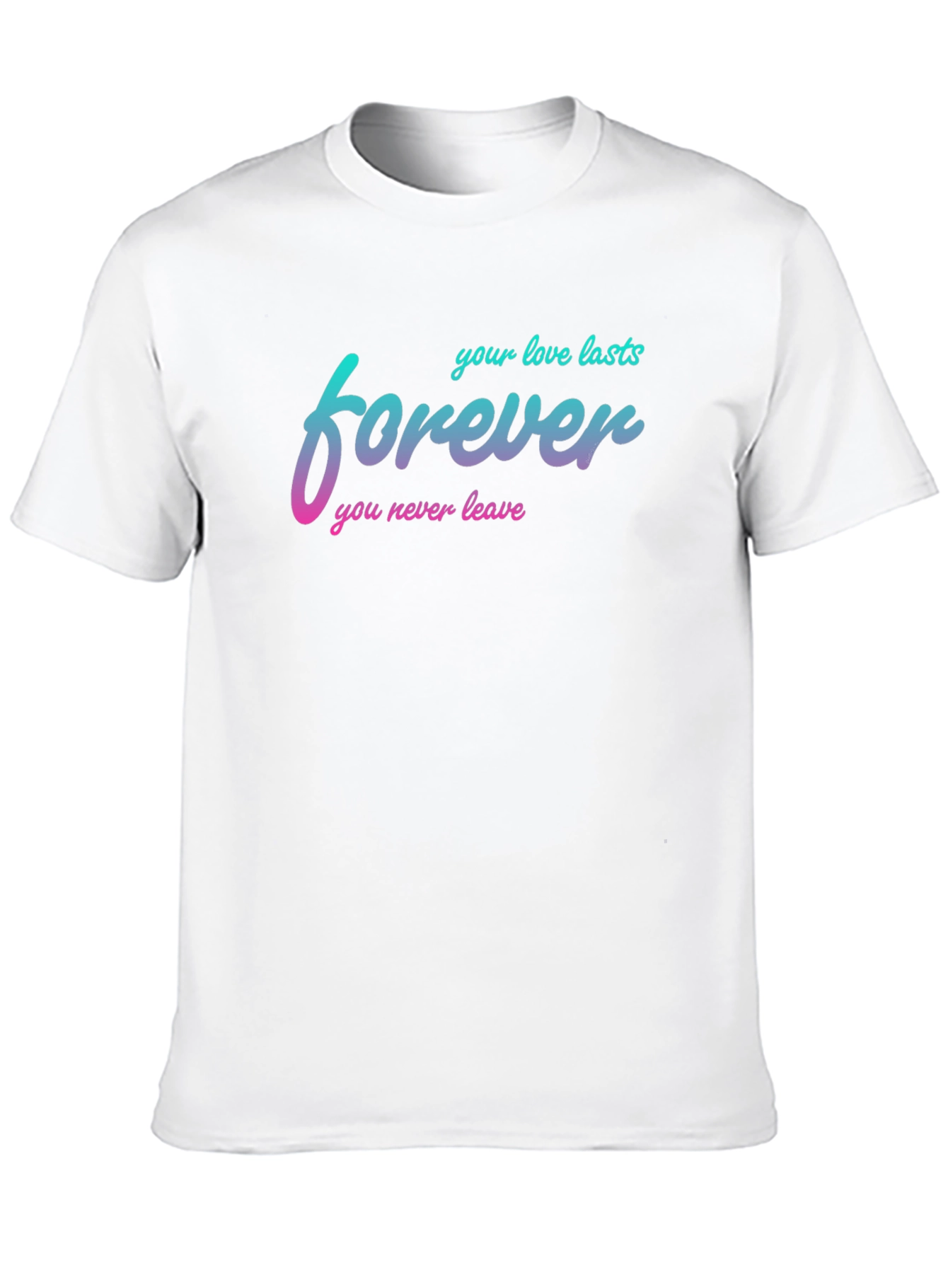 Black Forever Love Graphic T-Shirt view 10