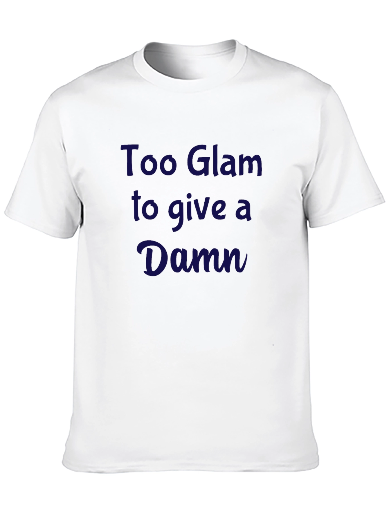 Black Too Glam Graphic Tee - Black Unisex T-Shirt view 10