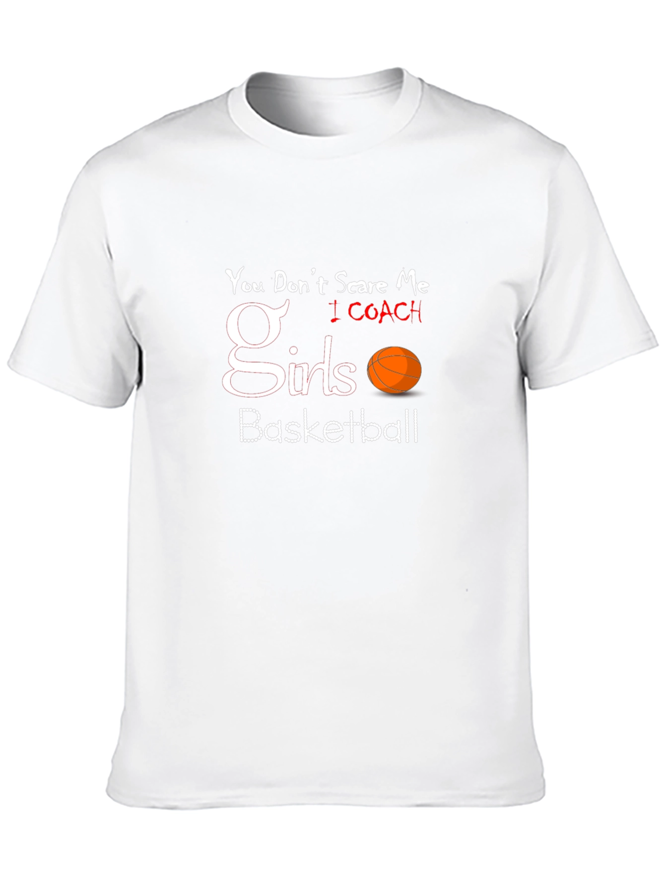Black Girls Basketball Coach T-Shirt view 10