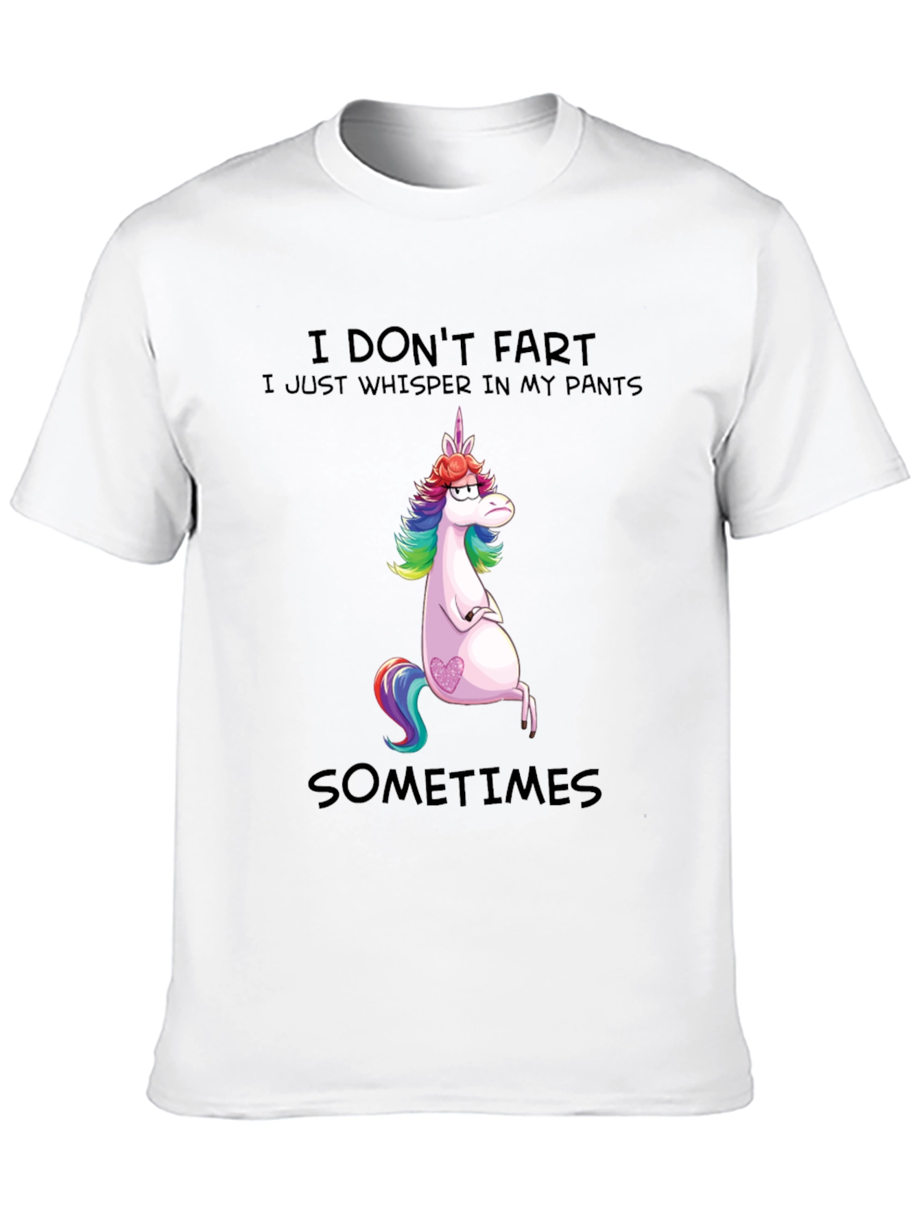 Black Unicorn Whisperer T-Shirt - I Don't Fart Funny Tee view 10