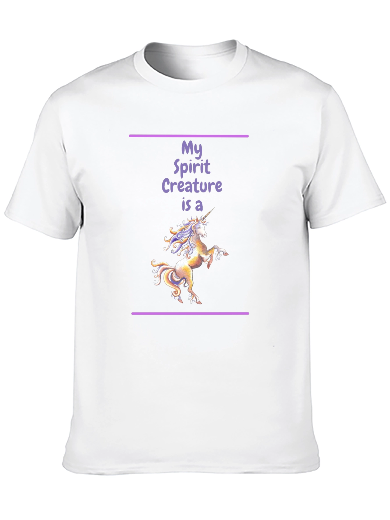 Black Unicorn Spirit T-Shirt view 10