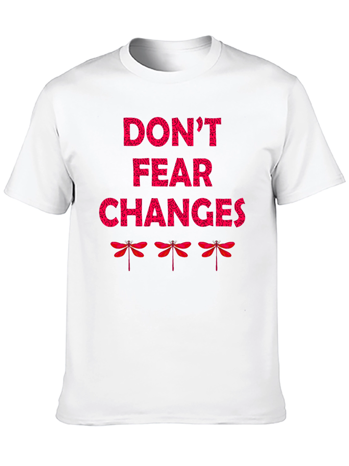 Black Don't Fear Changes Graphic T-Shirt view 10