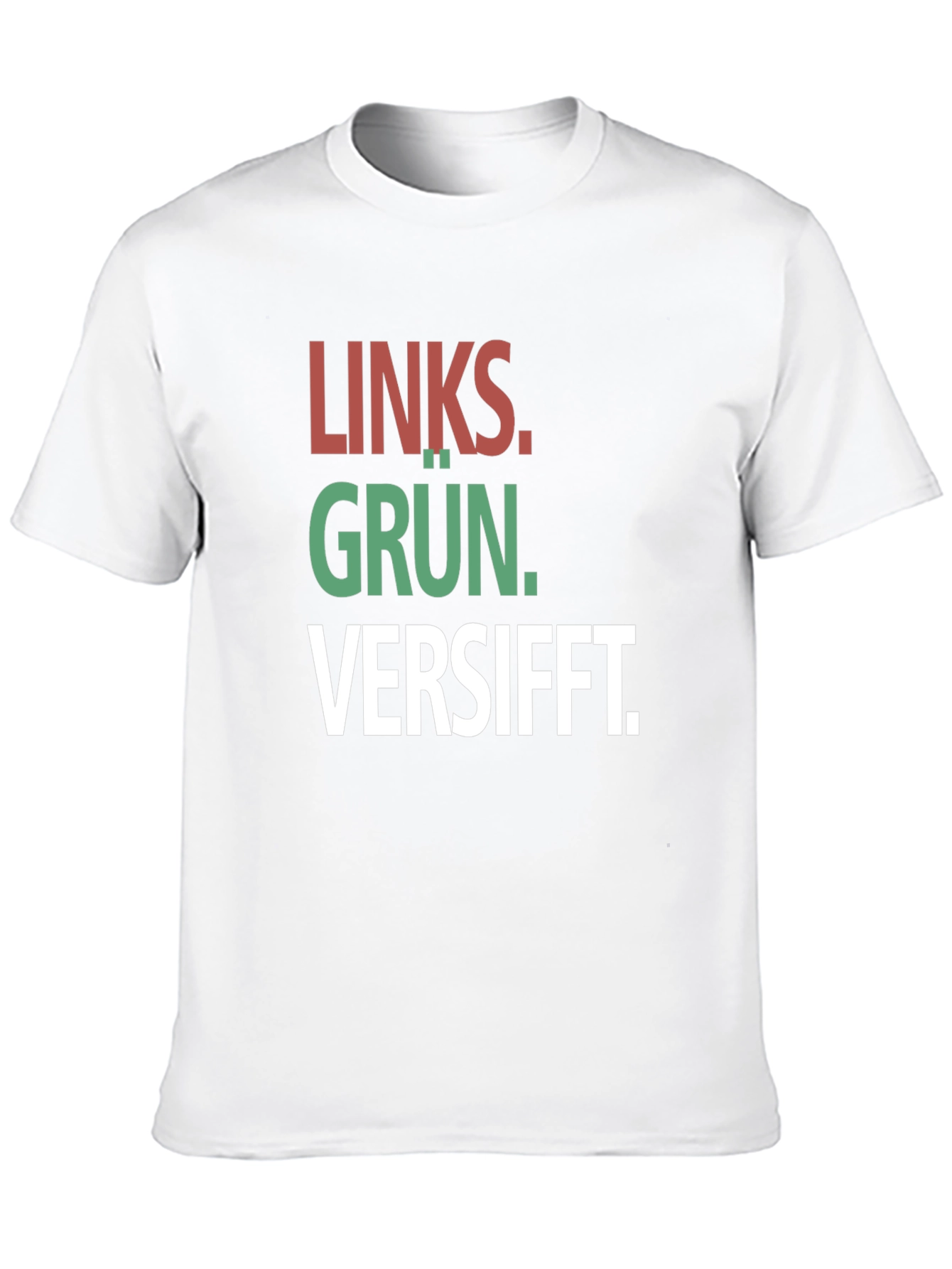 Black Links. Grün. Versifft. T-Shirt view 10