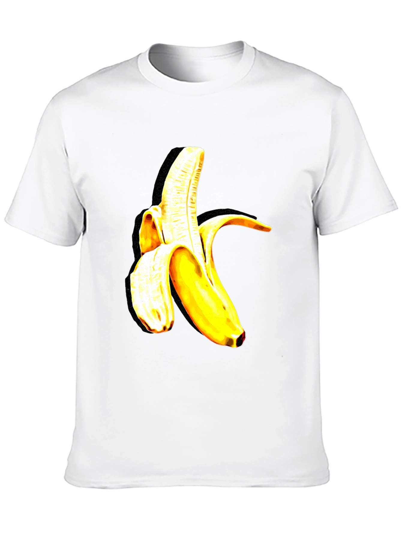 Black Banana Graphic Tee - Trendy Fruit Design view 10