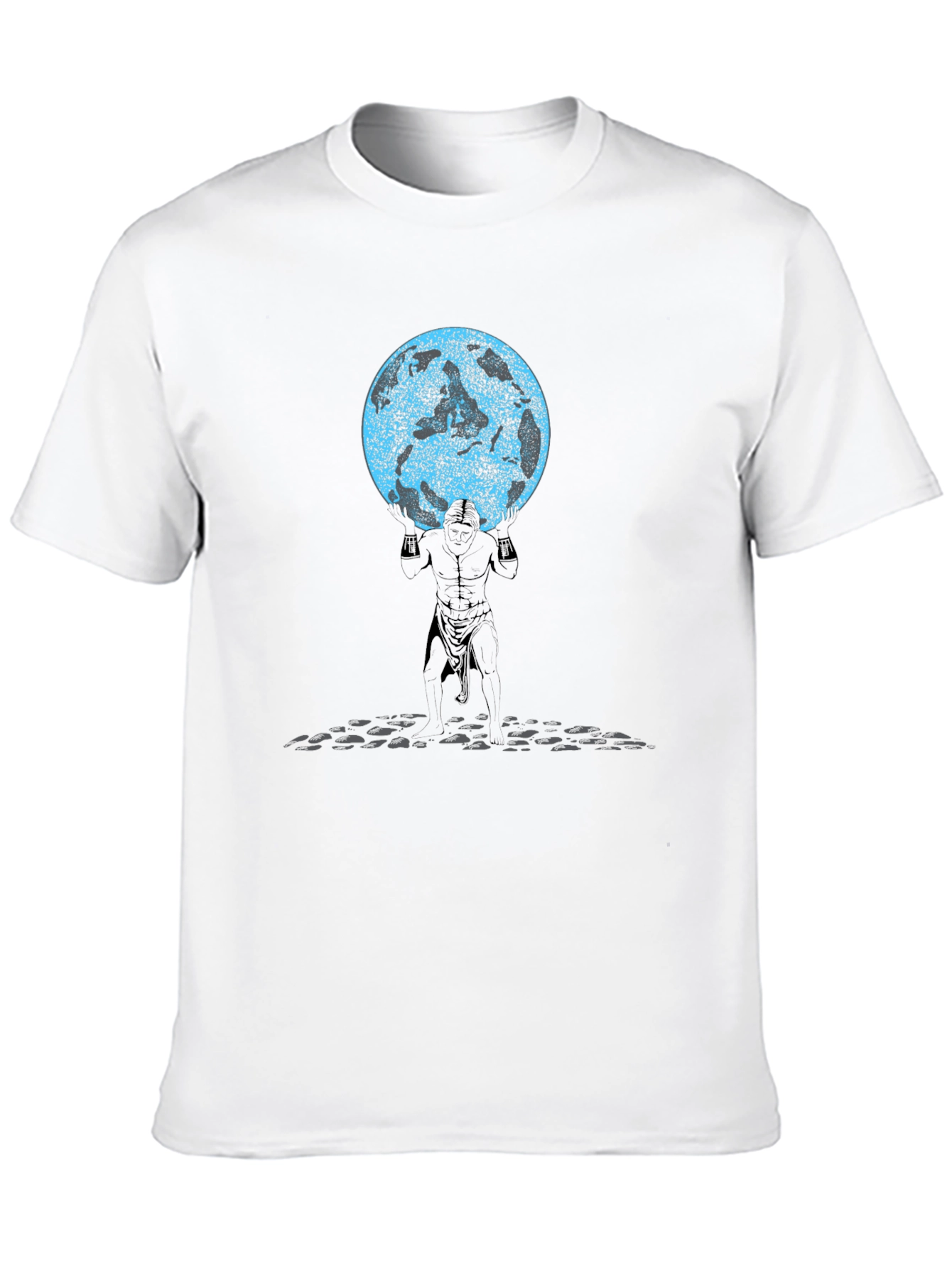 Black Atlas Holding the World Men's Graphic Tee view 10