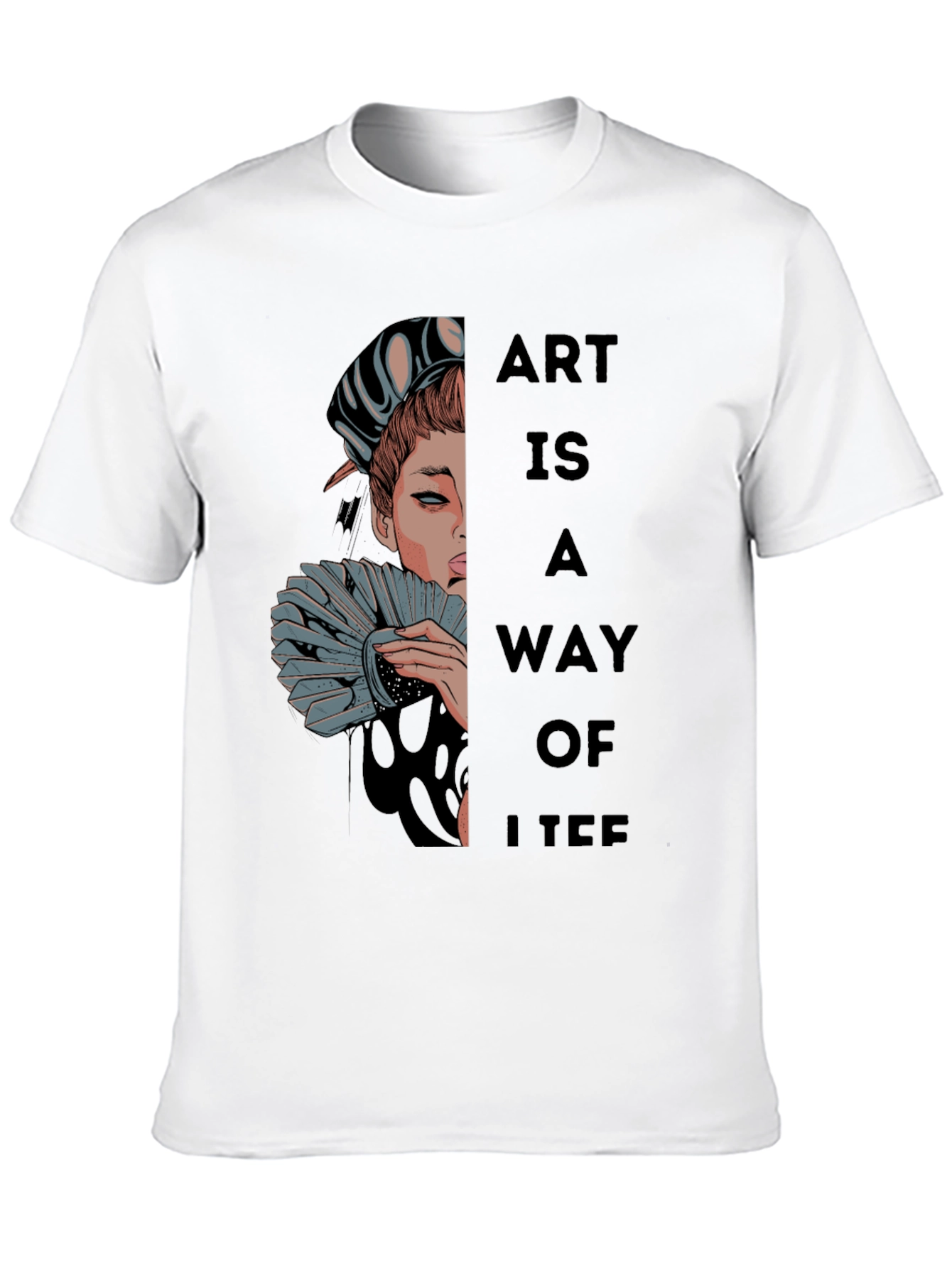 Black Art Is A Way Of Life Graphic Tee view 10