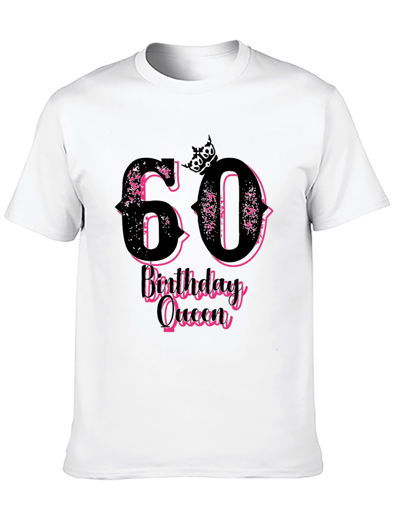 Black 60th Birthday Queen T-Shirt - Stylish & Fun! view 10