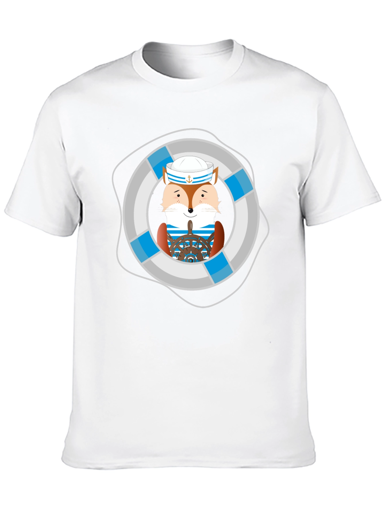 Black Fox Sailor Graphic Tee - Nautical Style view 10