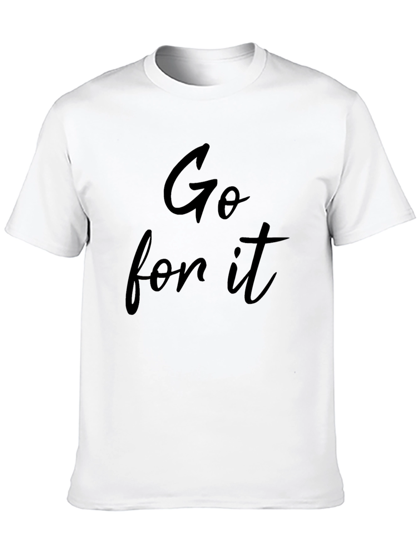 Black Go For It Black Graphic Tee view 10