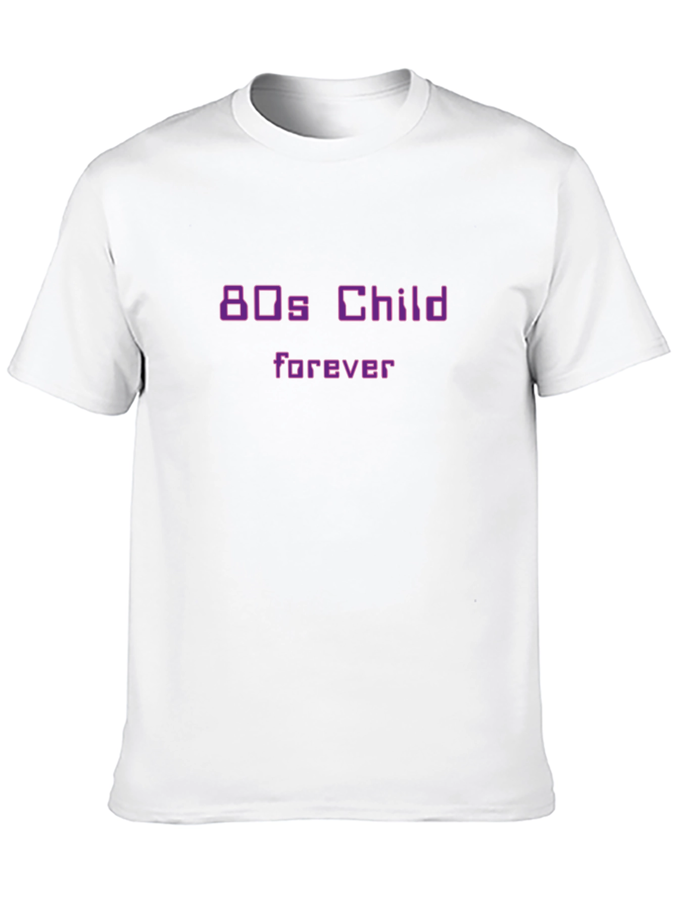 Black Retro 80s Child Forever Graphic Tee view 10