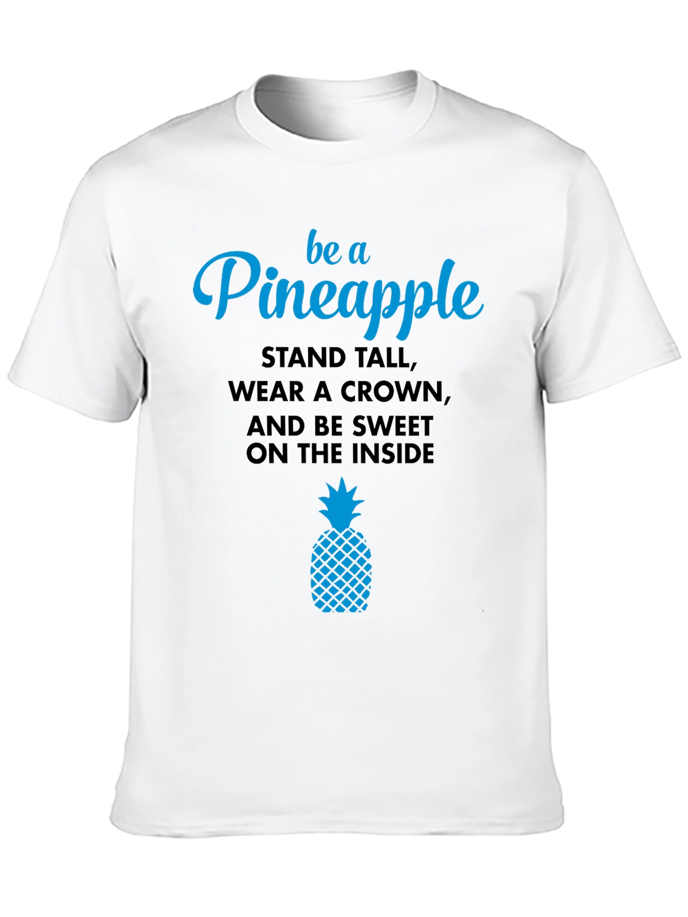 Black Be a Pineapple Graphic T-Shirt view 10