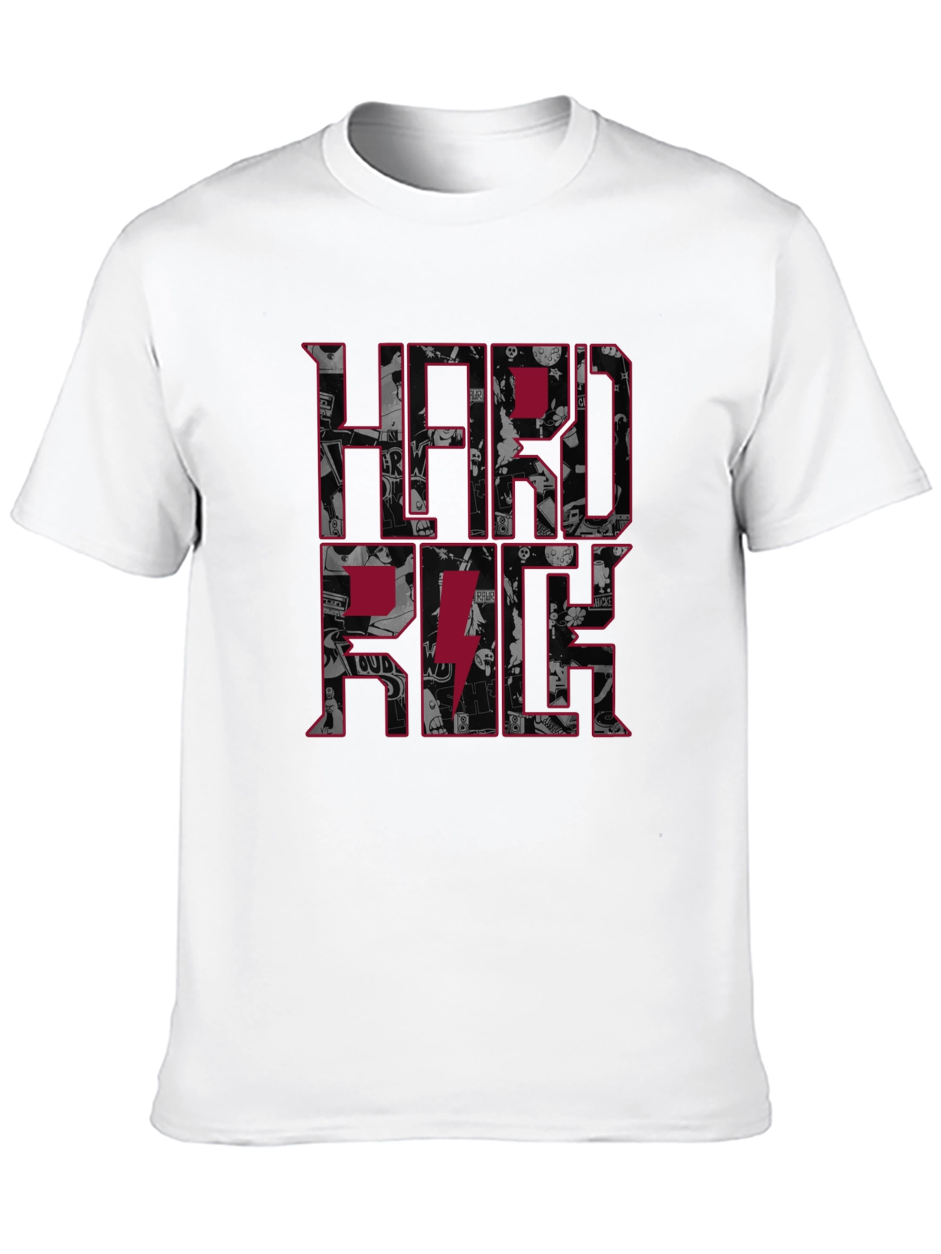 Black Hard Rock Graphic Print Tee view 10