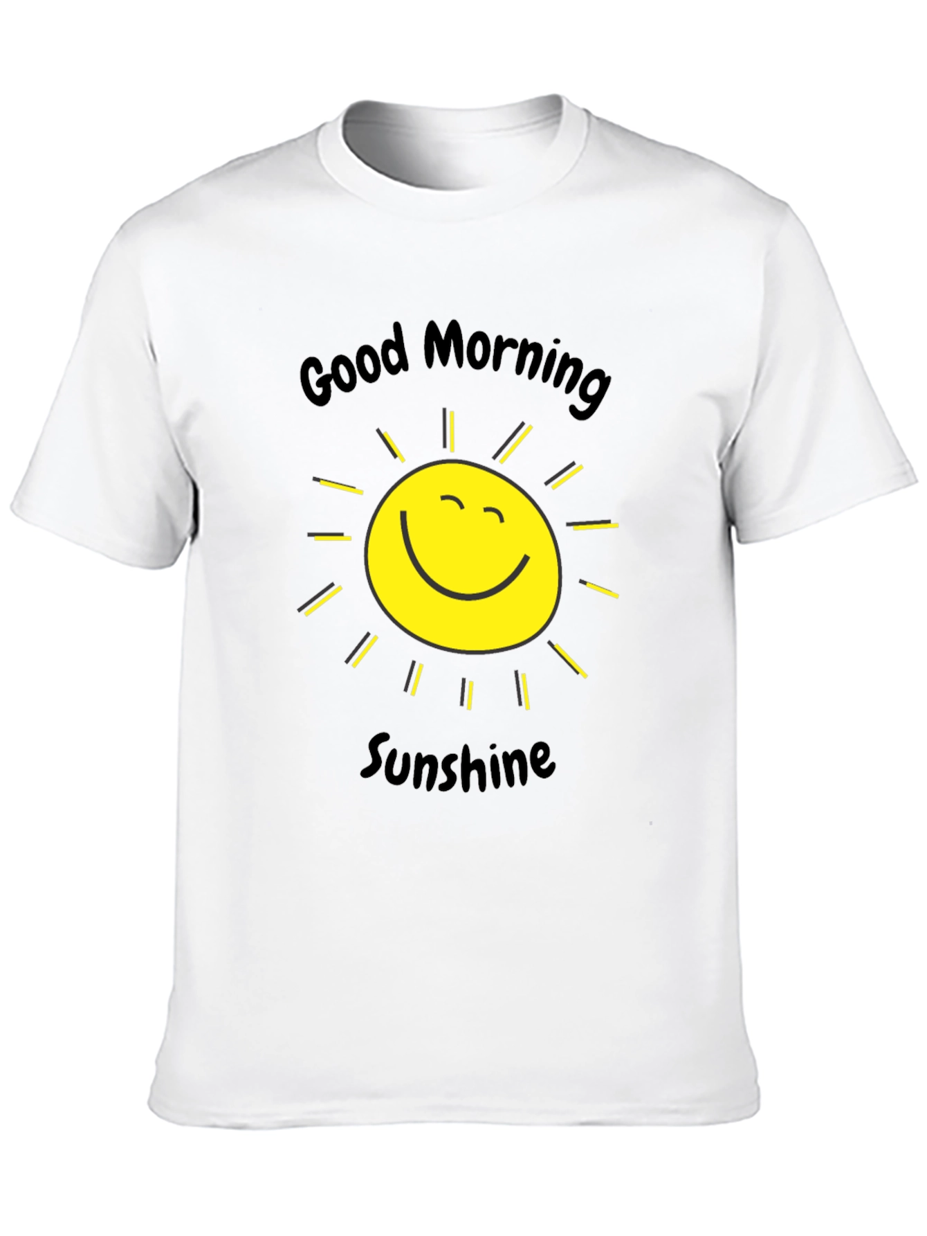 Black Good Morning Sunshine Graphic Tee view 10