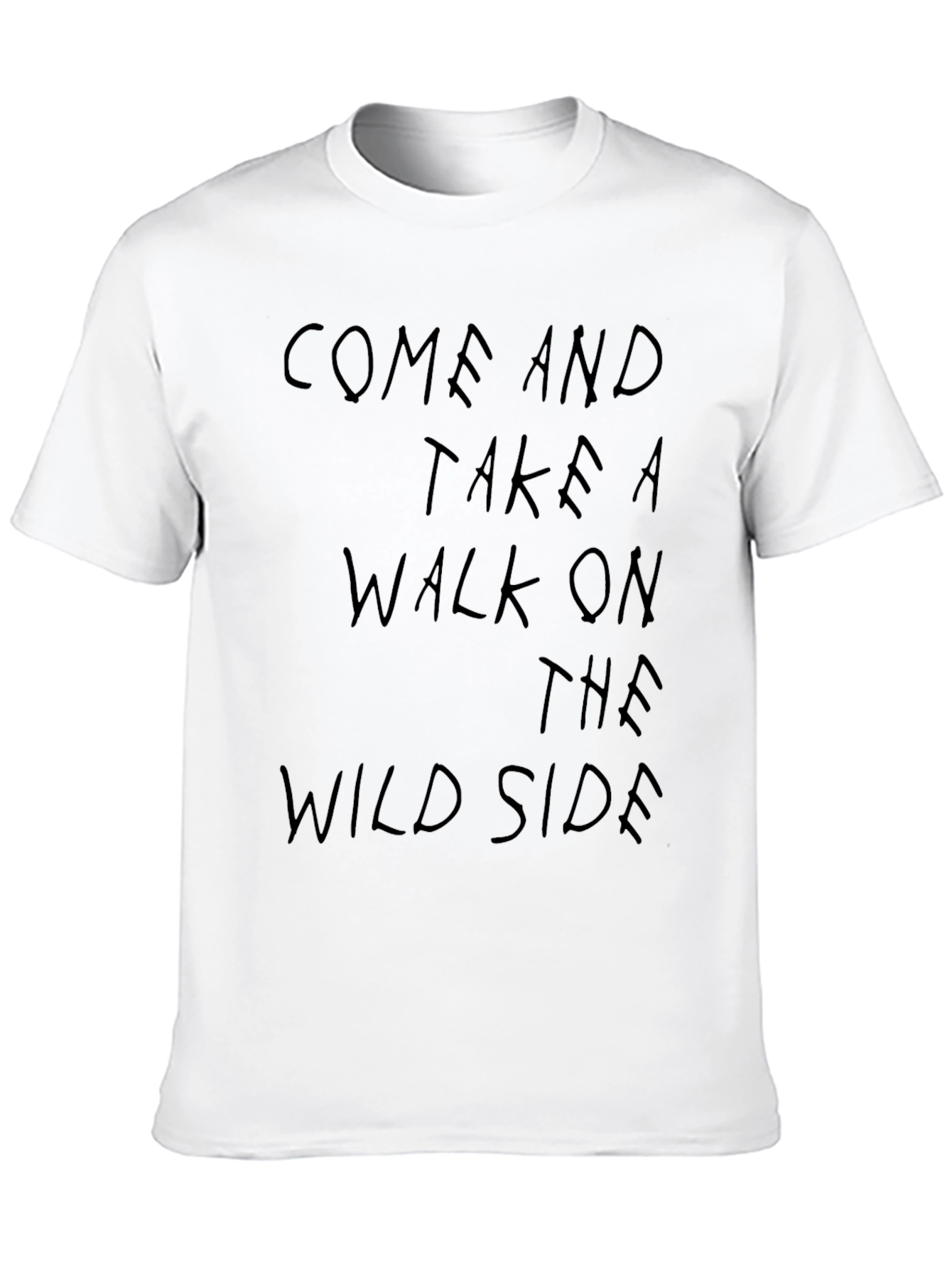 Black Wild Side Graphic Tee - Edgy Style view 10