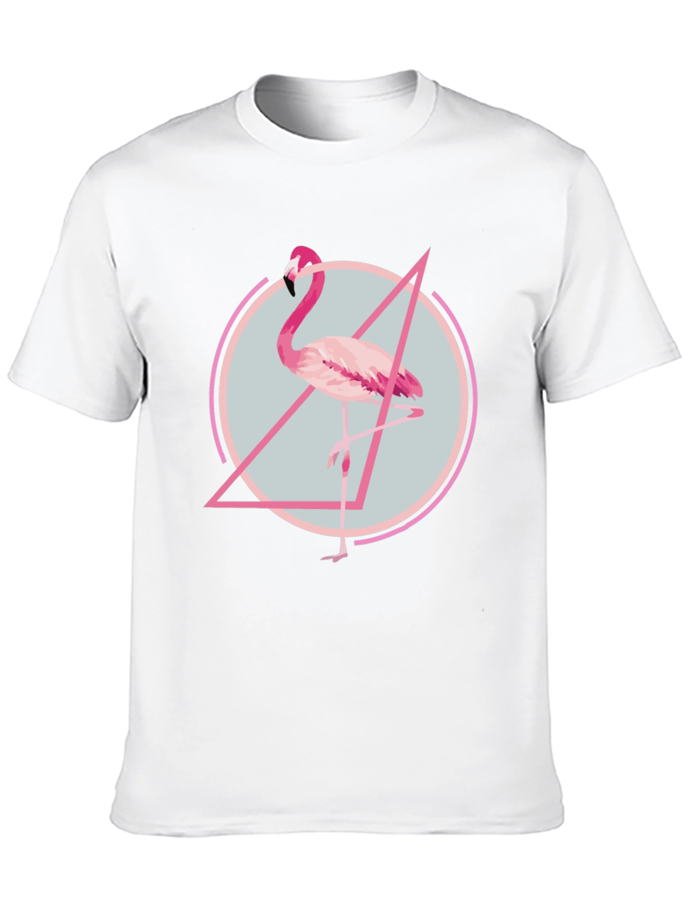 Black Flamingo Graphic Tee - Modern Print T-Shirt view 10