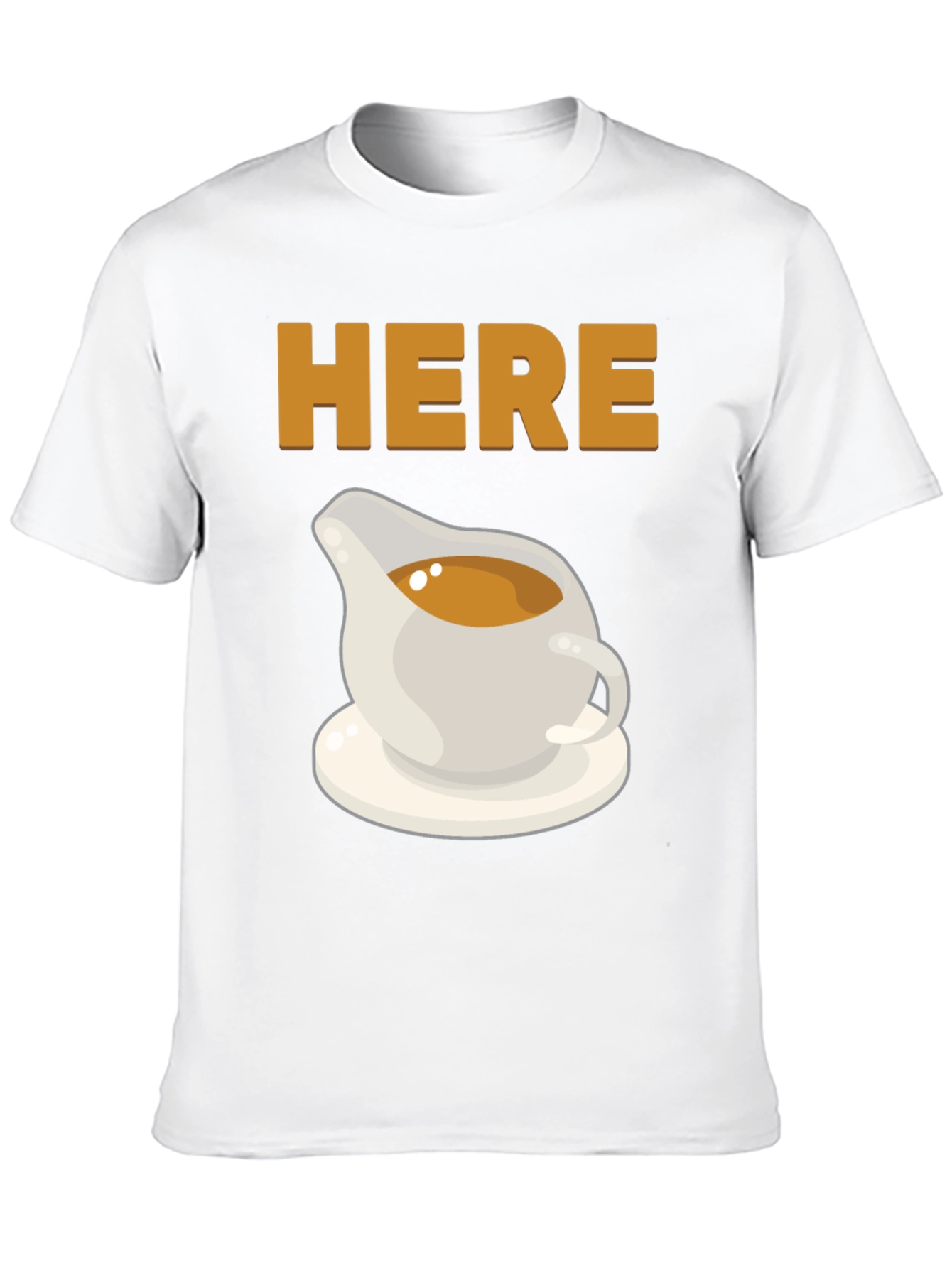 Black Here for the Gravy T-Shirt, Thanksgiving Tee view 10
